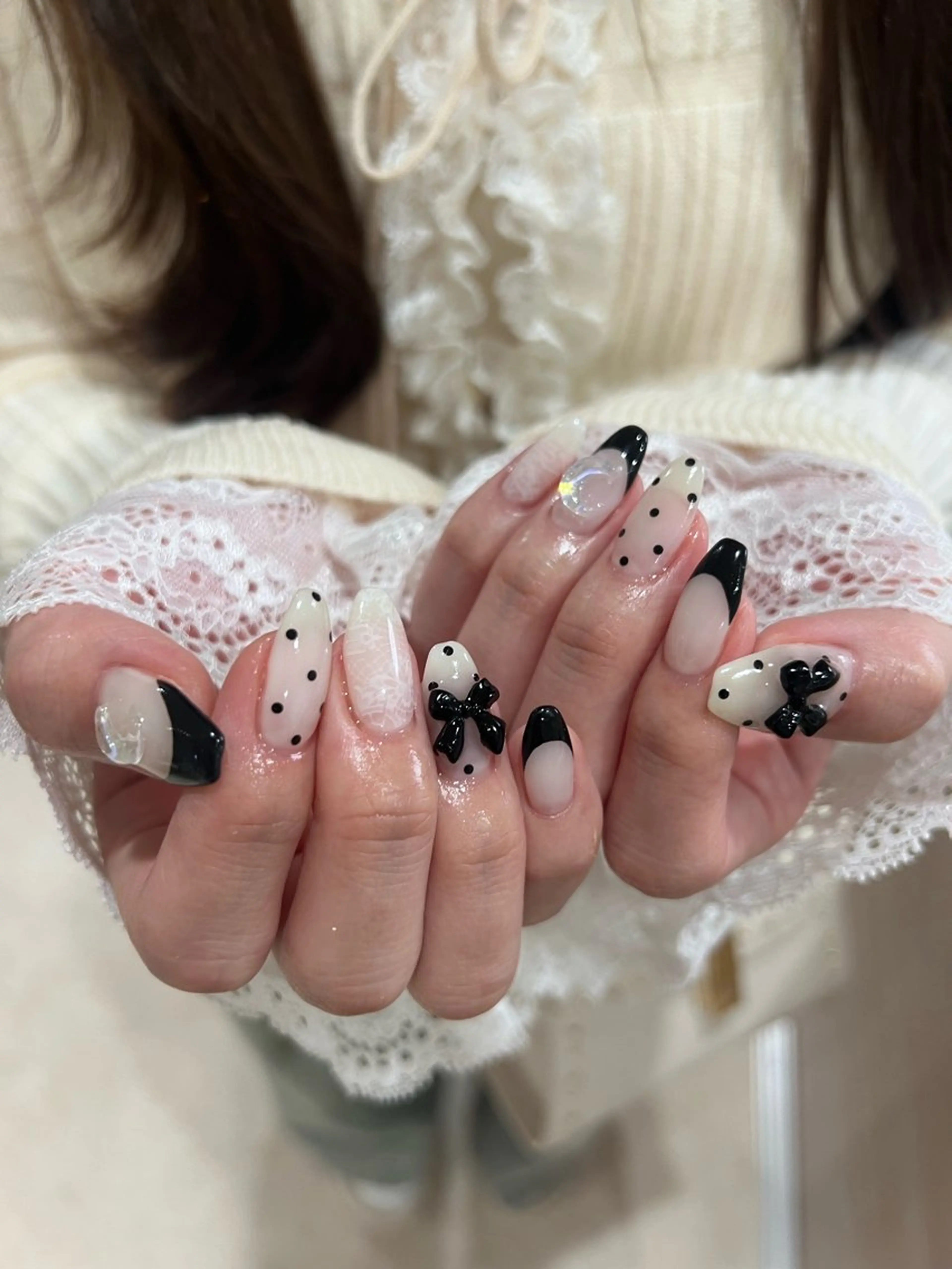 ネイル ハンドネイル múte.三軒茶屋所属・tsuki nail /三茶/韓国ネイルのネイルデザイン