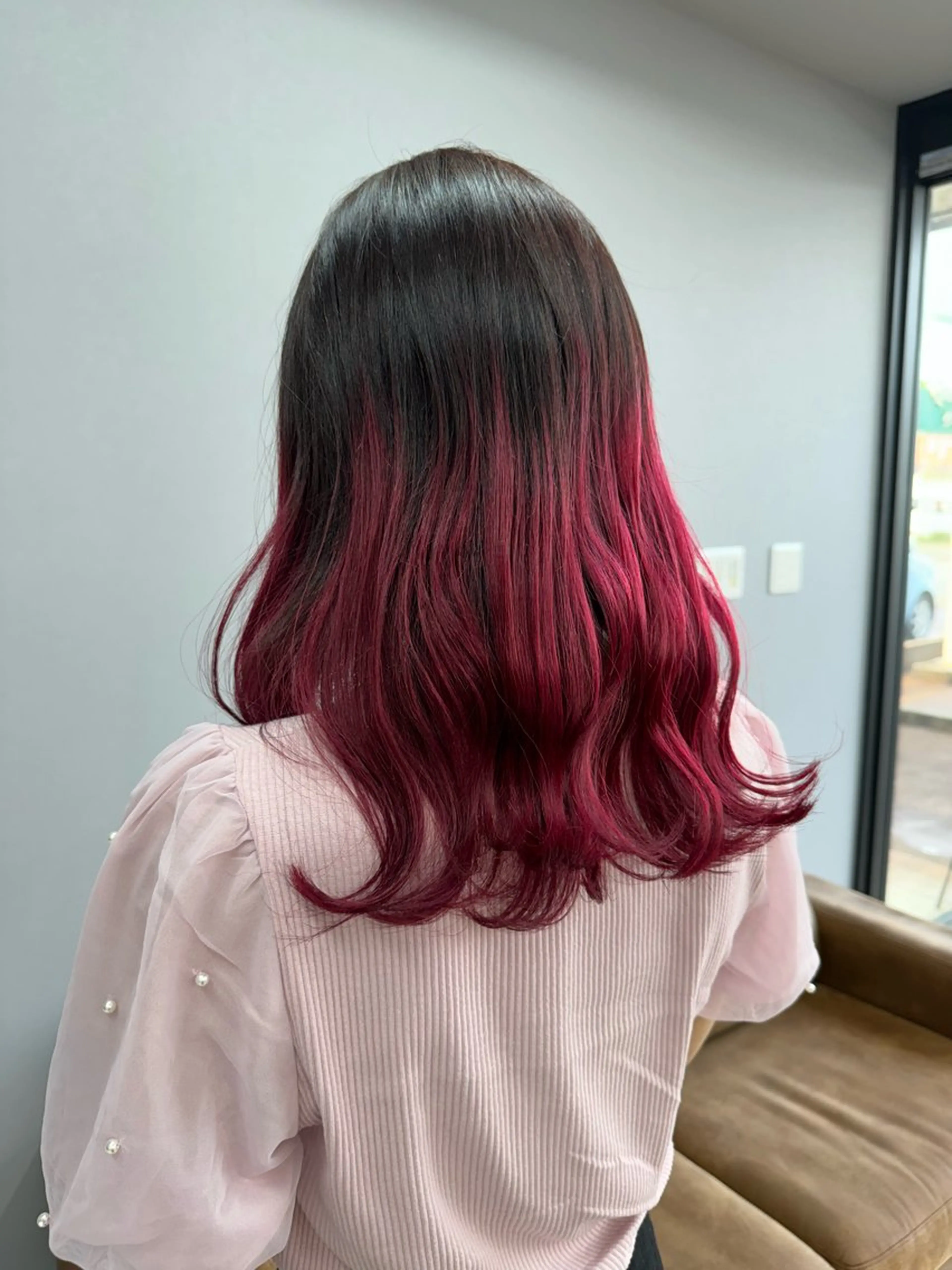 グラデーションカラー（オンカラー込み）￥20460→￥15800～の写真