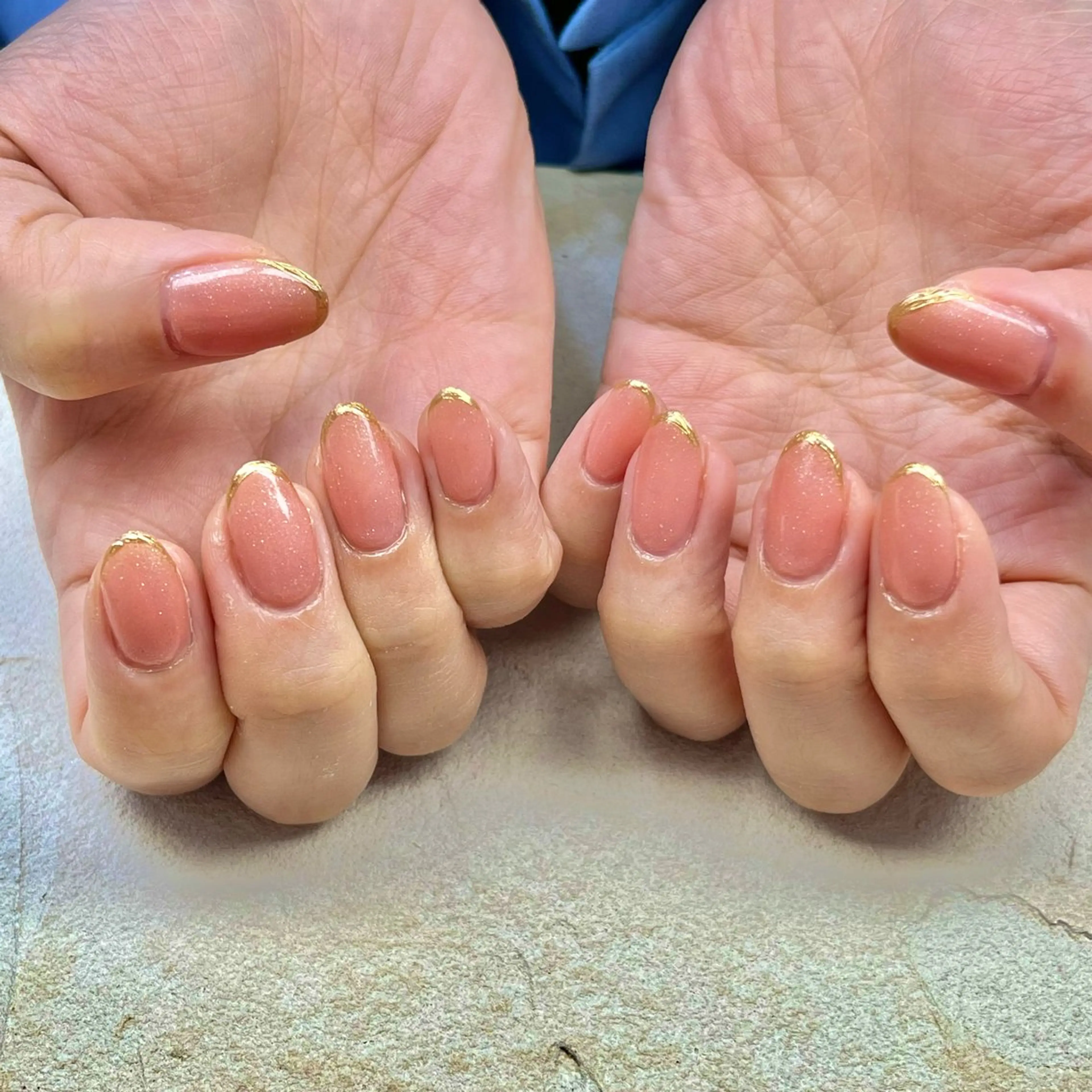 ネイル フレンチネイル ミラーネイル Bianca TORII🌞のネイルデザイン