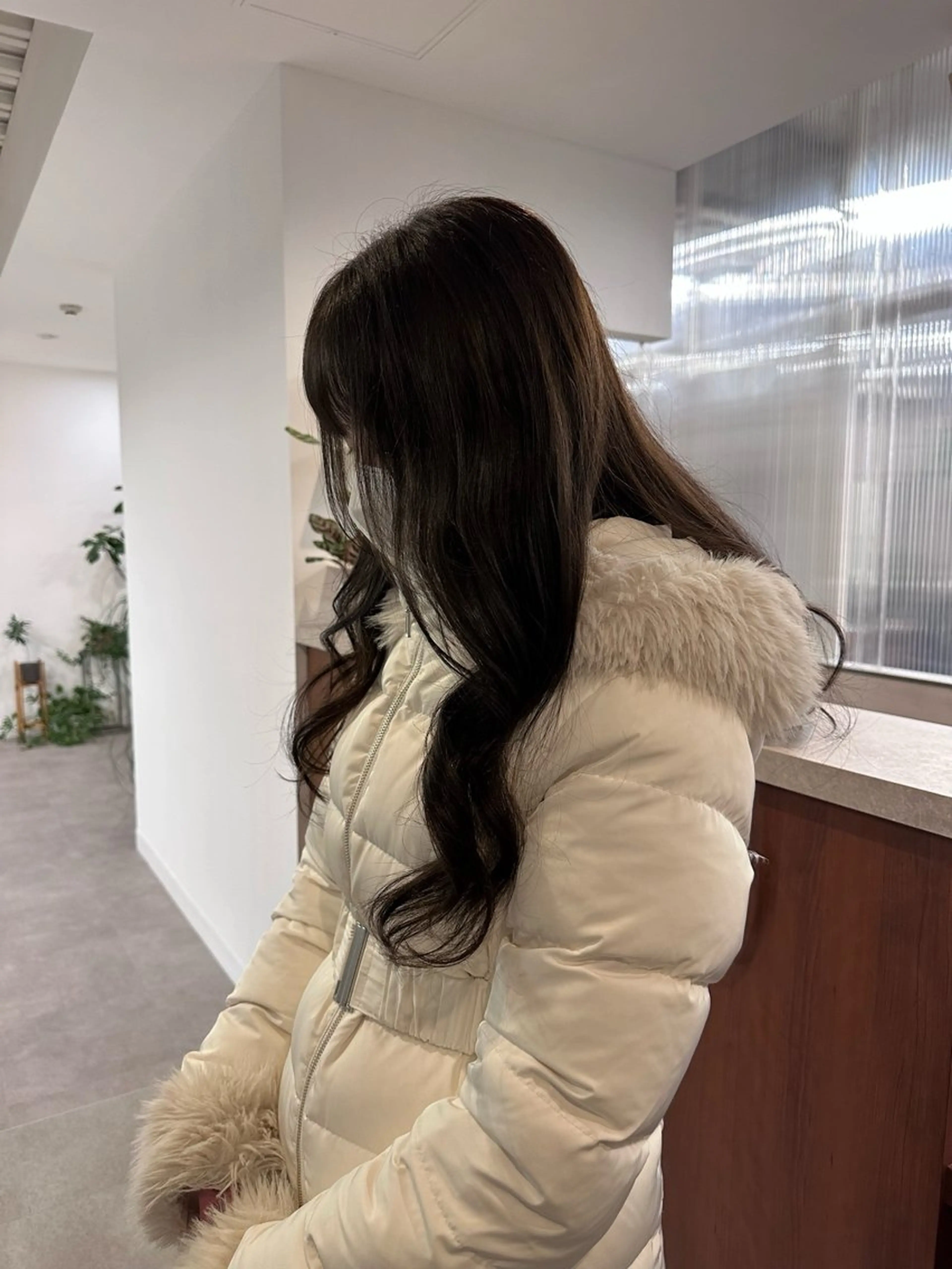 ロング カラー 山田 花帆のヘアスタイル