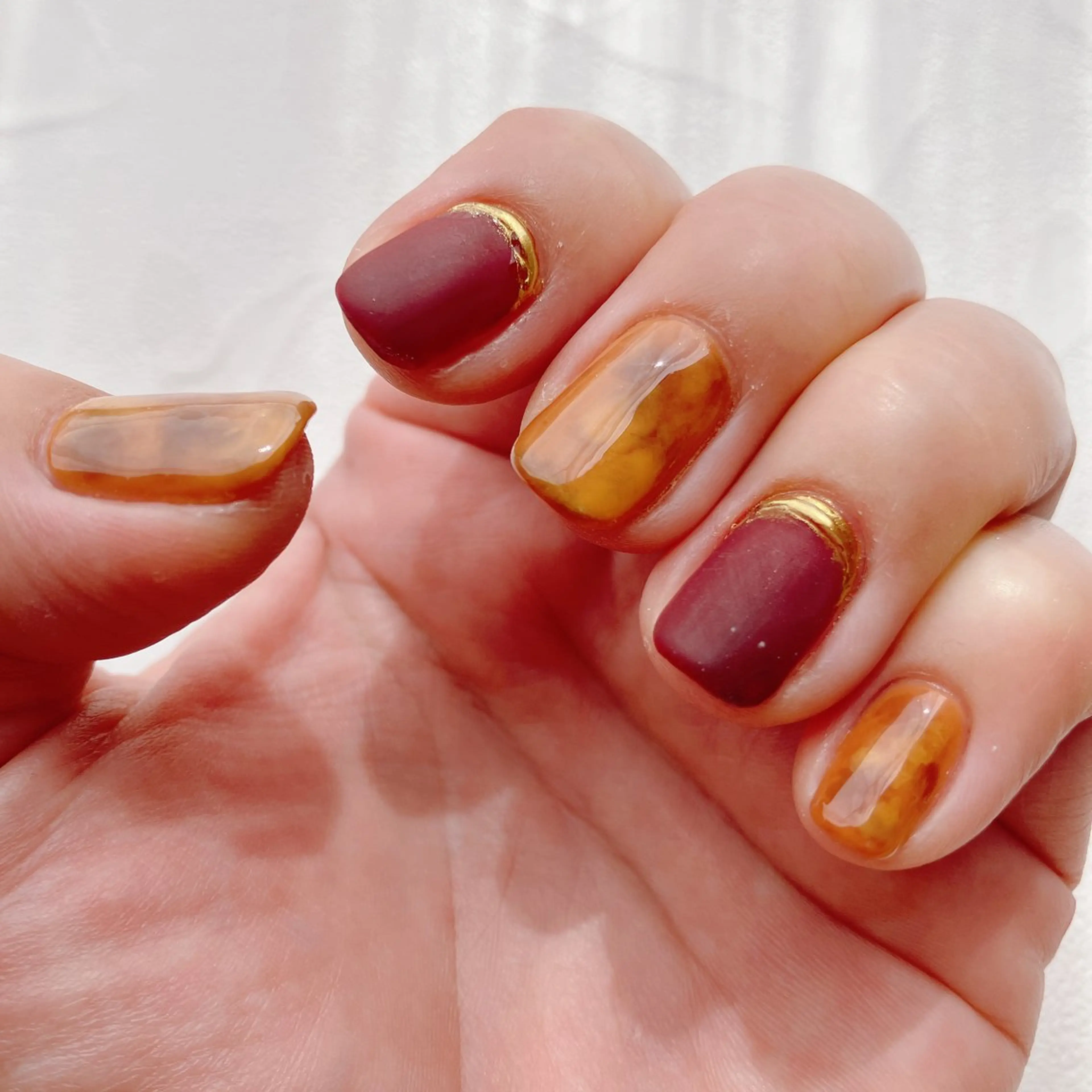 ネイル ハンドネイル 自宅ネイルサロン クロバーネイルのネイルデザイン