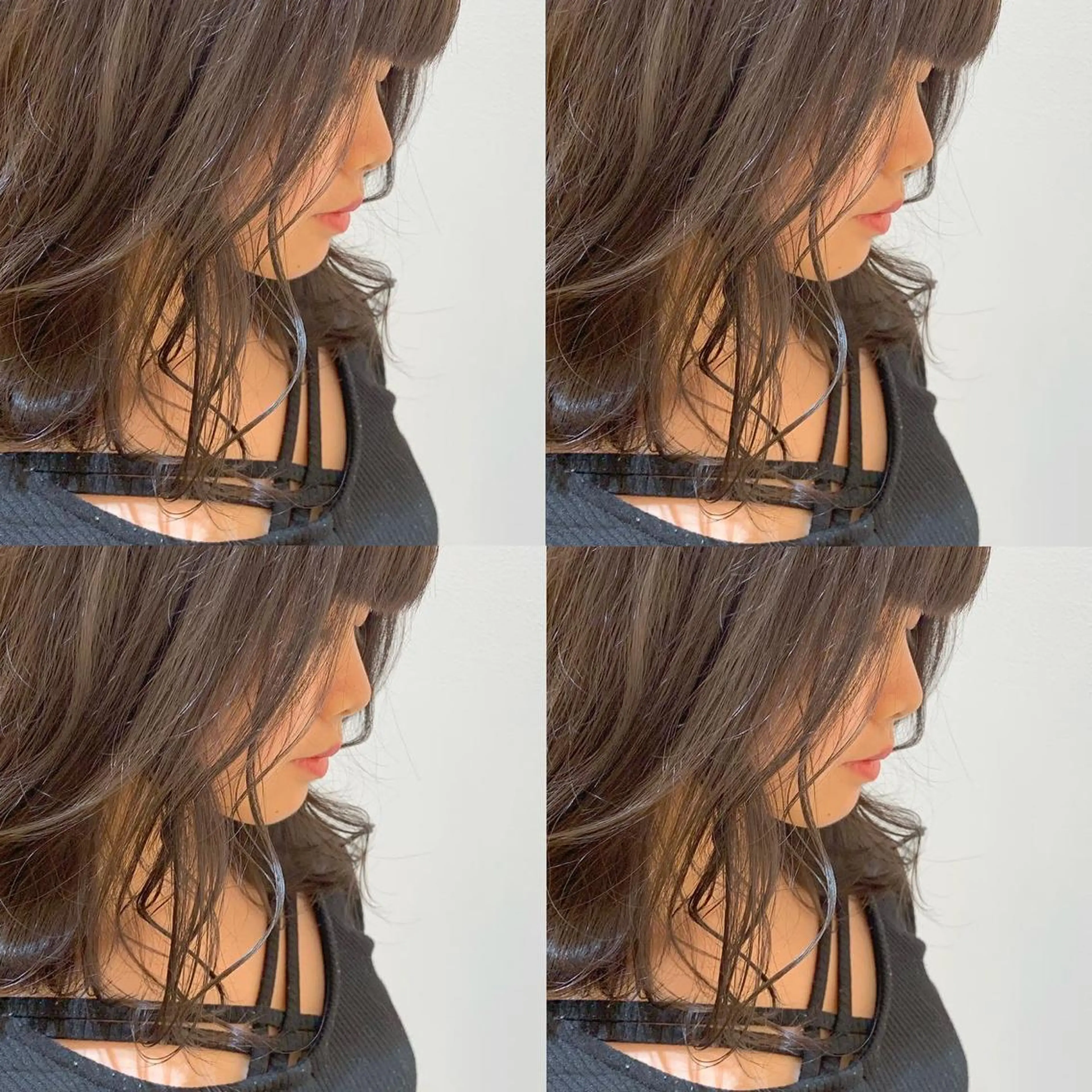 ミディアム 齊藤 衣梨佳のヘアスタイル