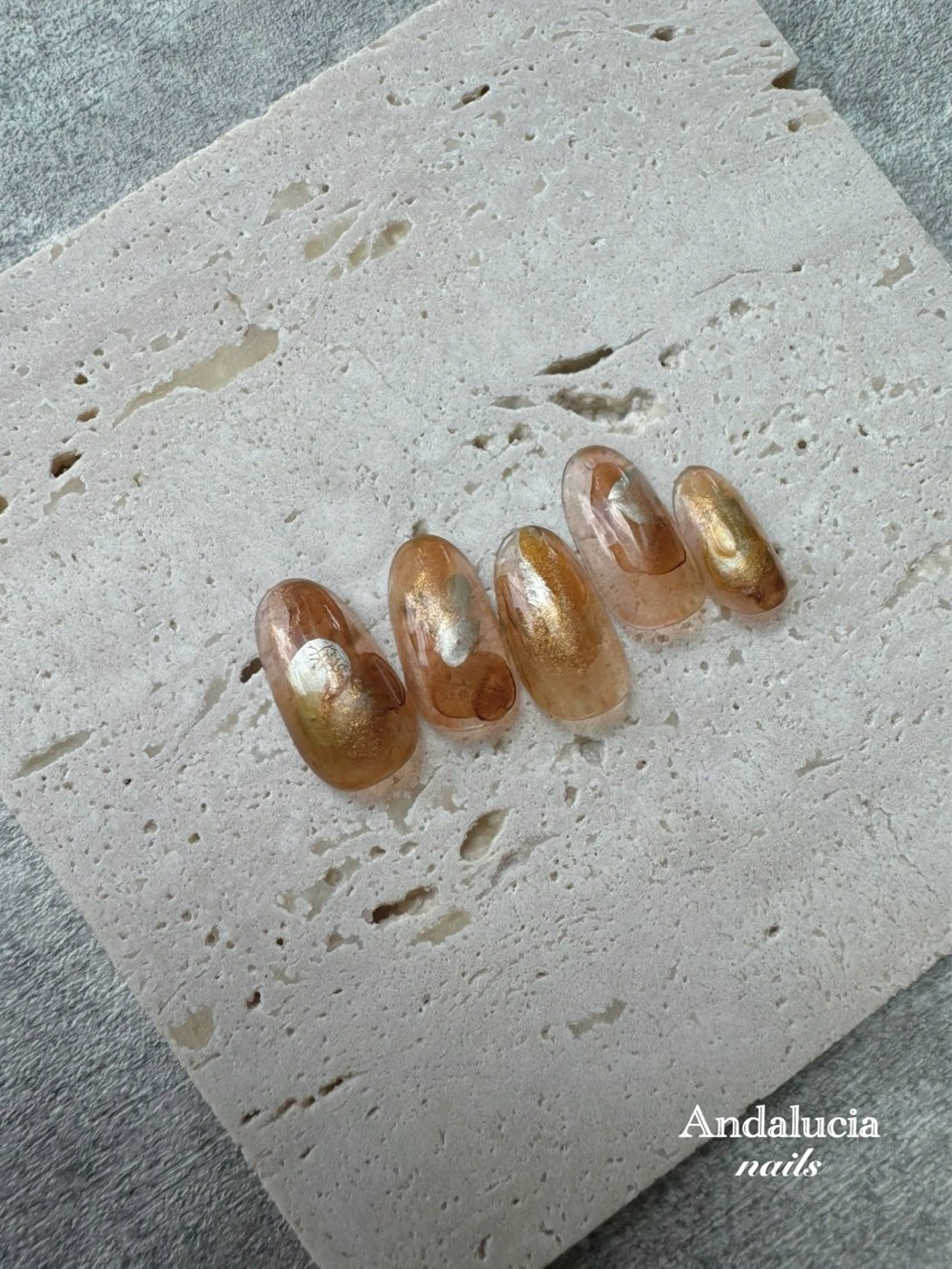 ネイル ニュアンスネイル ハンドネイル Andalucia nailsのネイルデザイン