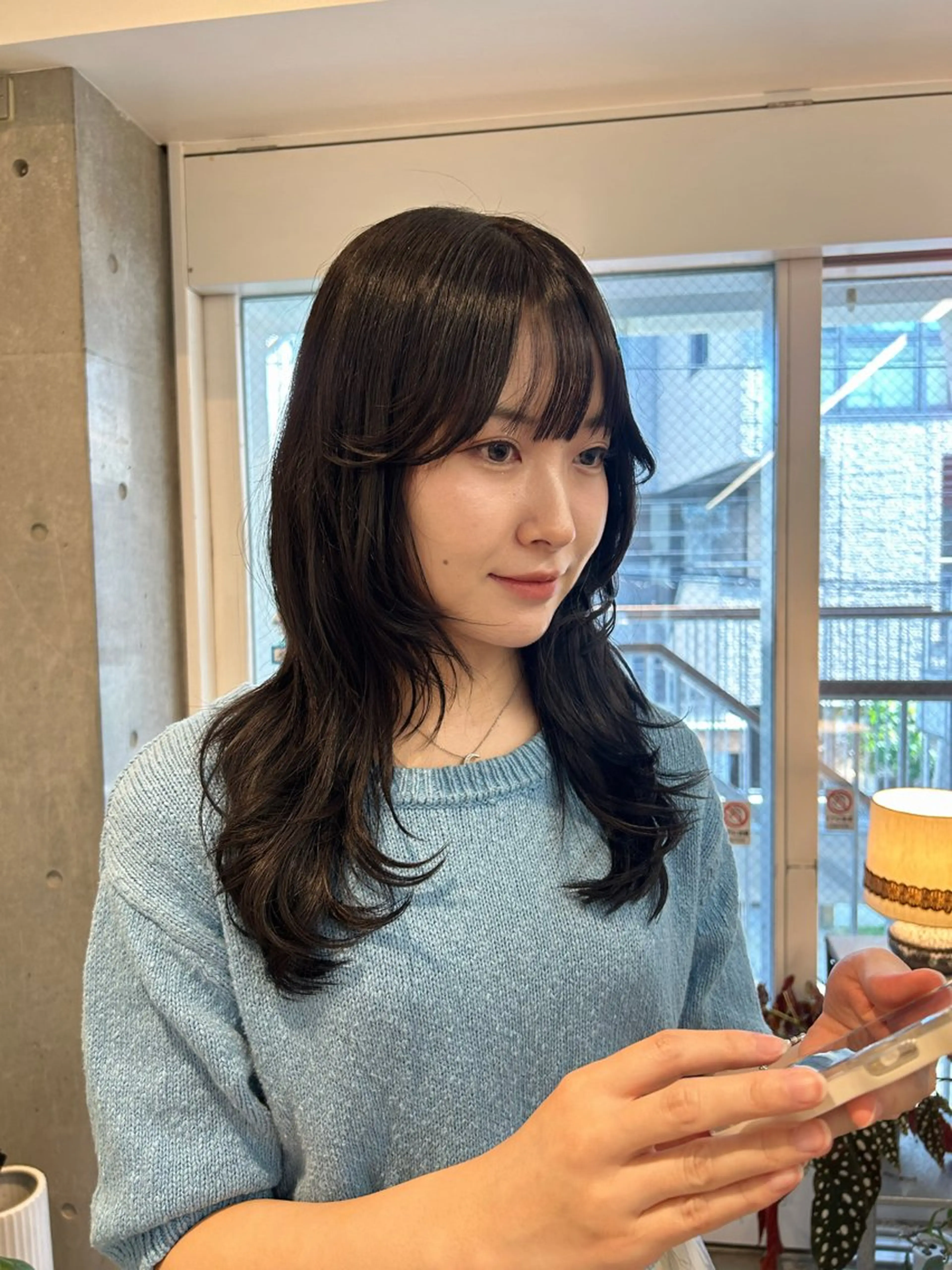 ミディアム カラー レイヤーカット カット ヘアカラー トリートメント ラフで可愛いヘア 🐈⬛Rukaのヘアスタイル