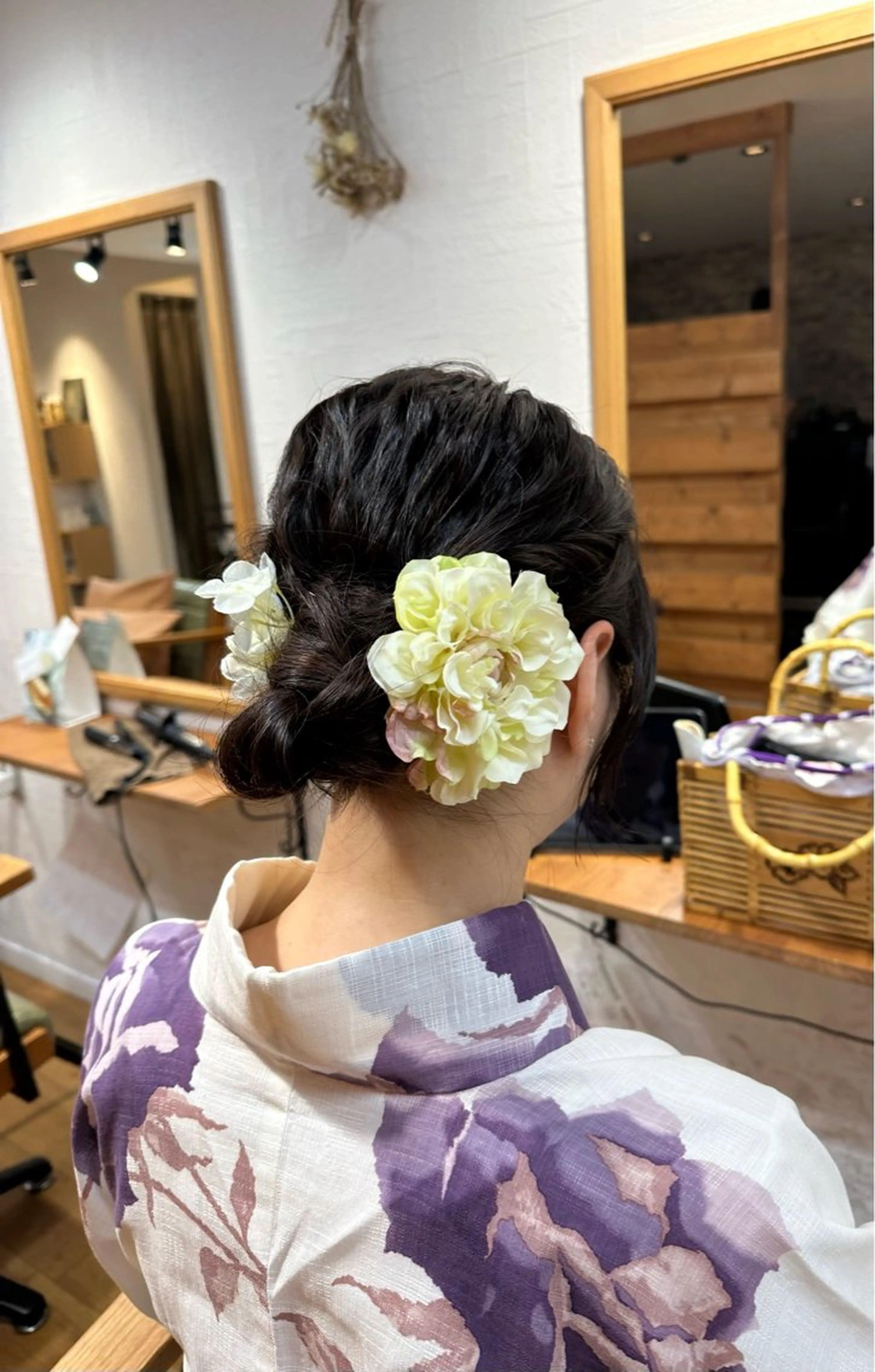 ヘアアレンジ ヘアセット ショート🌼パーマ 本間正子のヘアスタイル