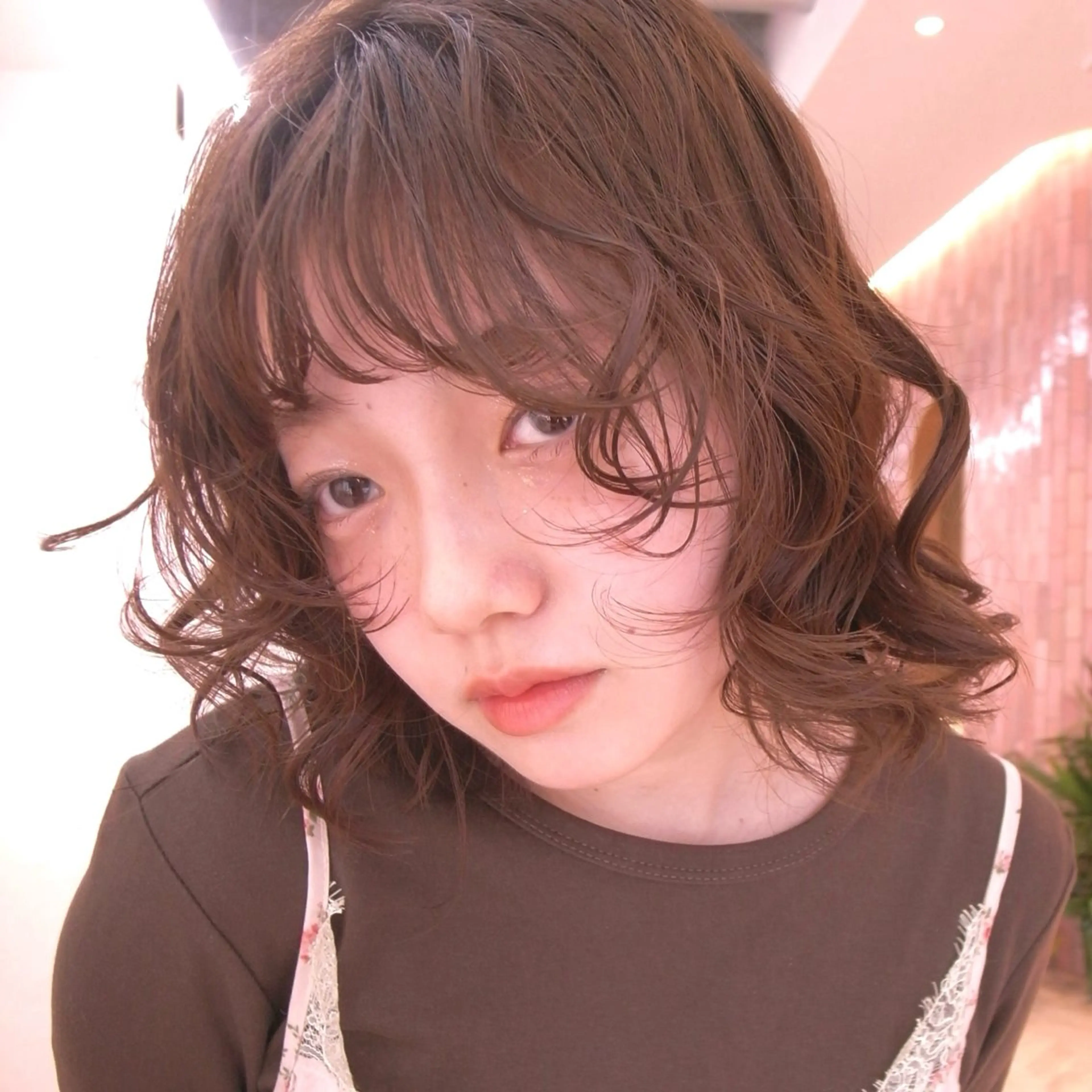 ショート カラー ヘアカラー ベージュ/透明感/ 桃子🎀のヘアスタイル