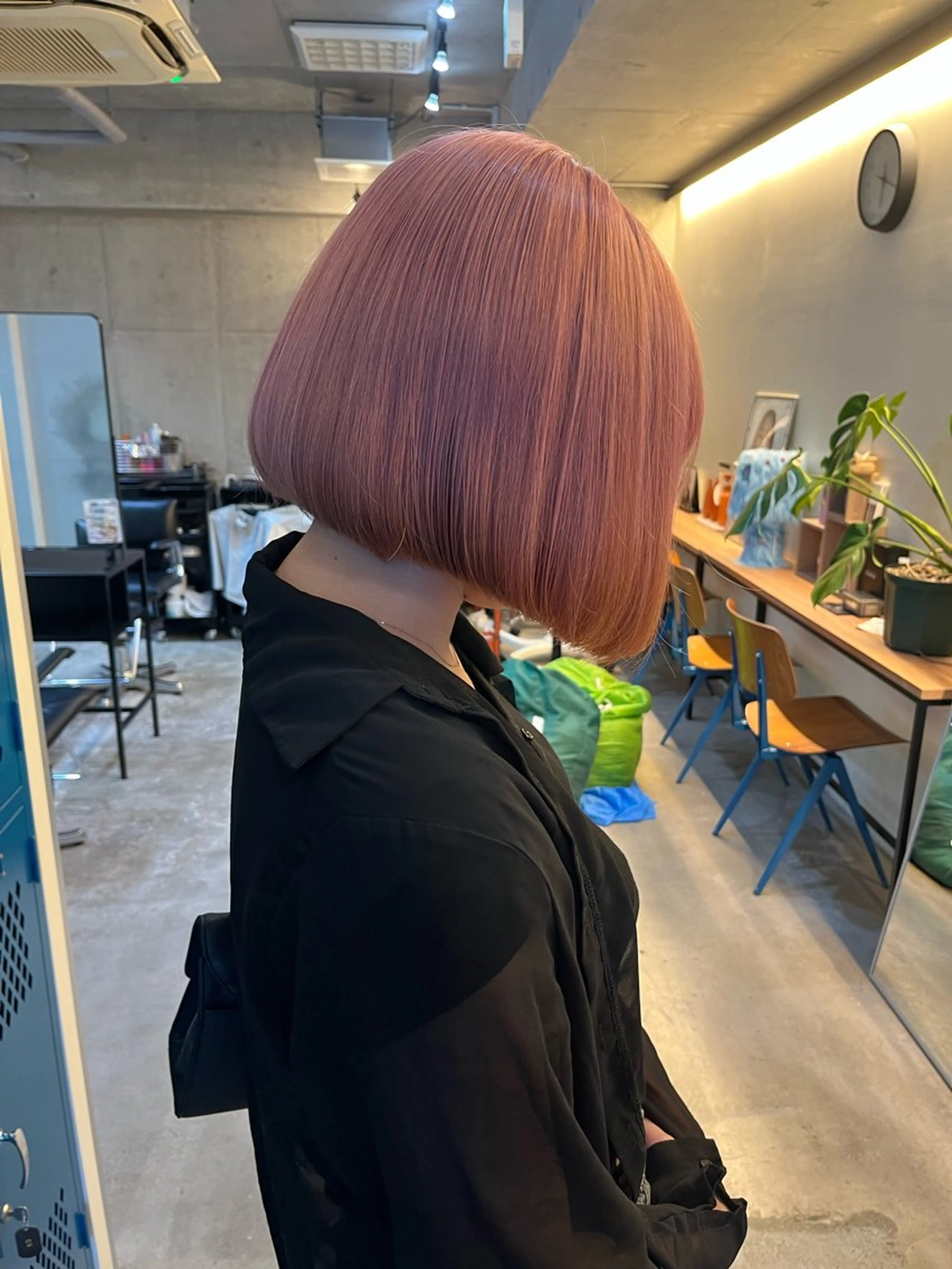 ショート カラー ヘアカラー 韓国ボブ/ハッシュ カットKIRAのヘアスタイル