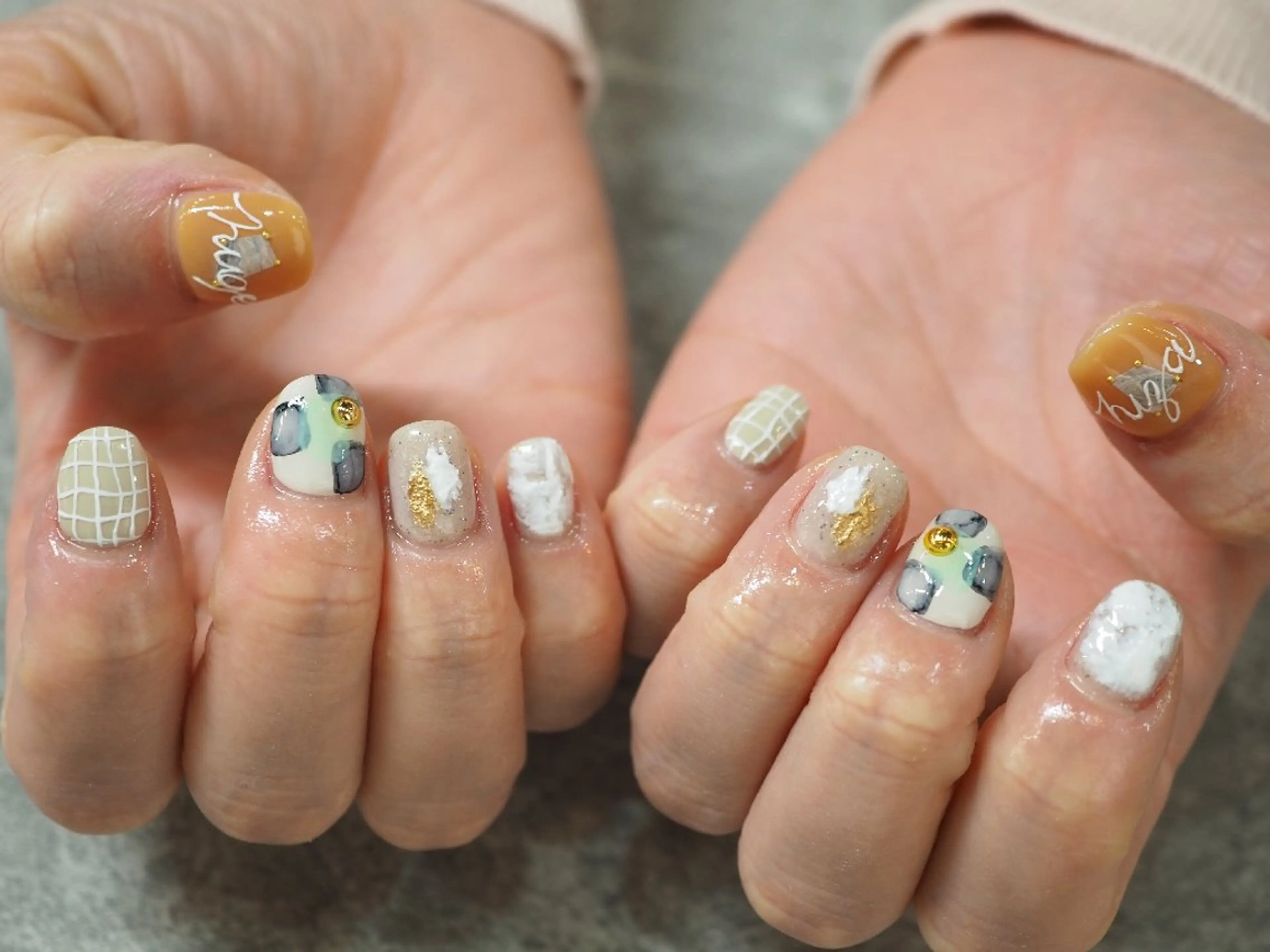 ネイル ハンドネイル glaNje【グランジュ】所属・glaNje 福光のネイルデザイン