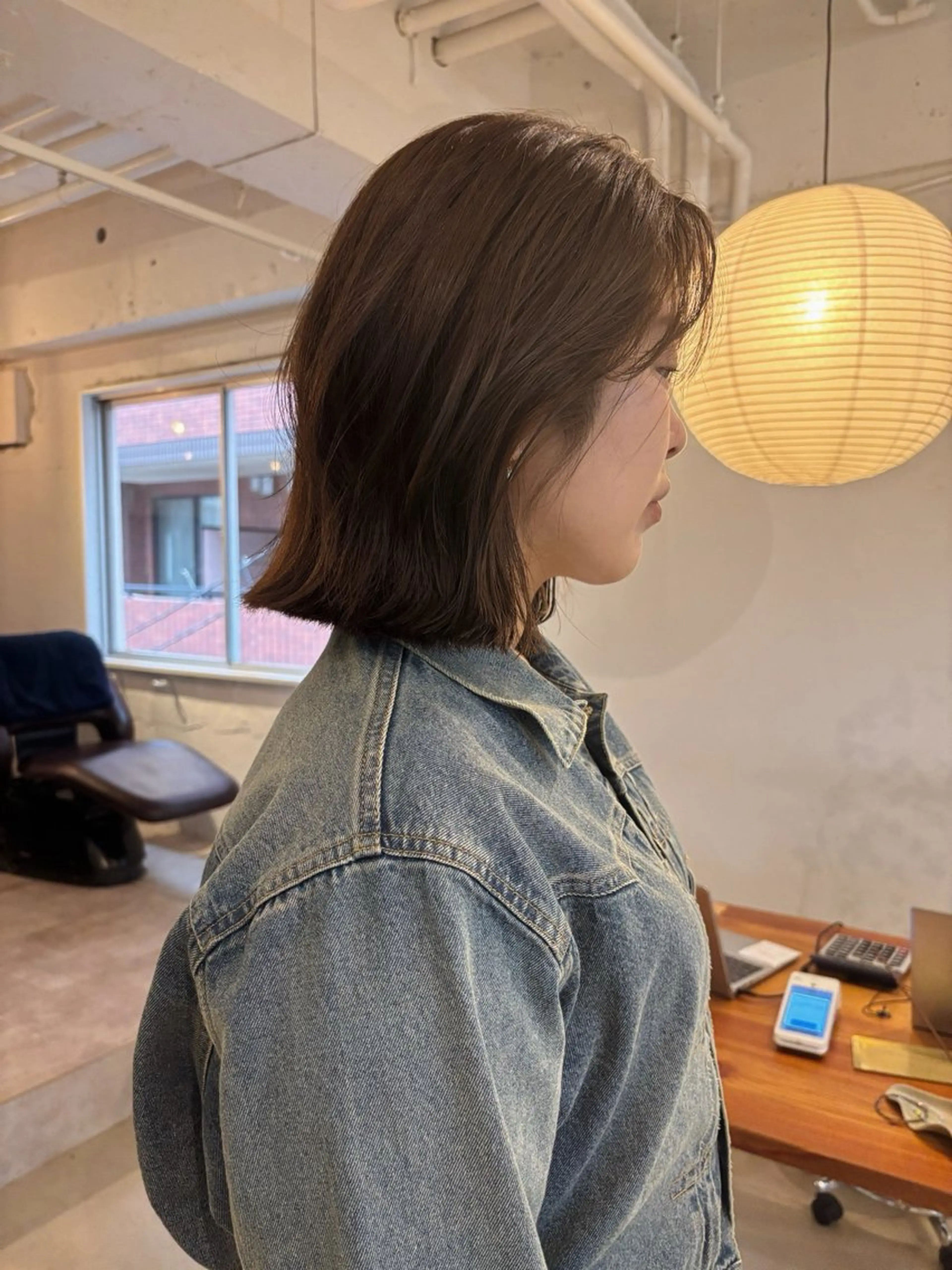 ミディアム カラー ブリーチ ブリーチなしカラー 🍑透明感hair ・NENE🍑のヘアスタイル