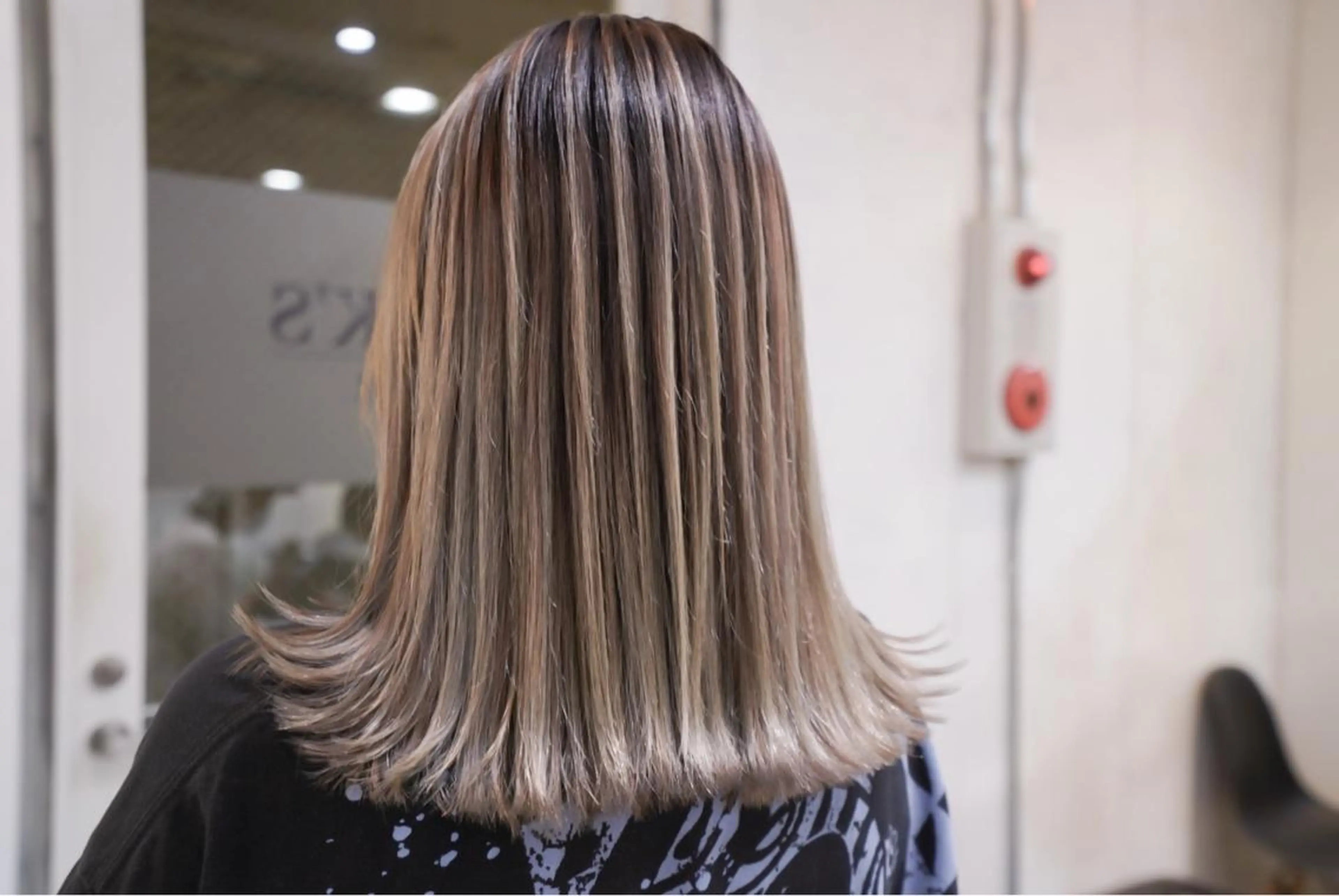 ミディアム カラー ヘアアレンジ 縮毛矯正 髪質改善寺坂雄飛💐のヘアスタイル