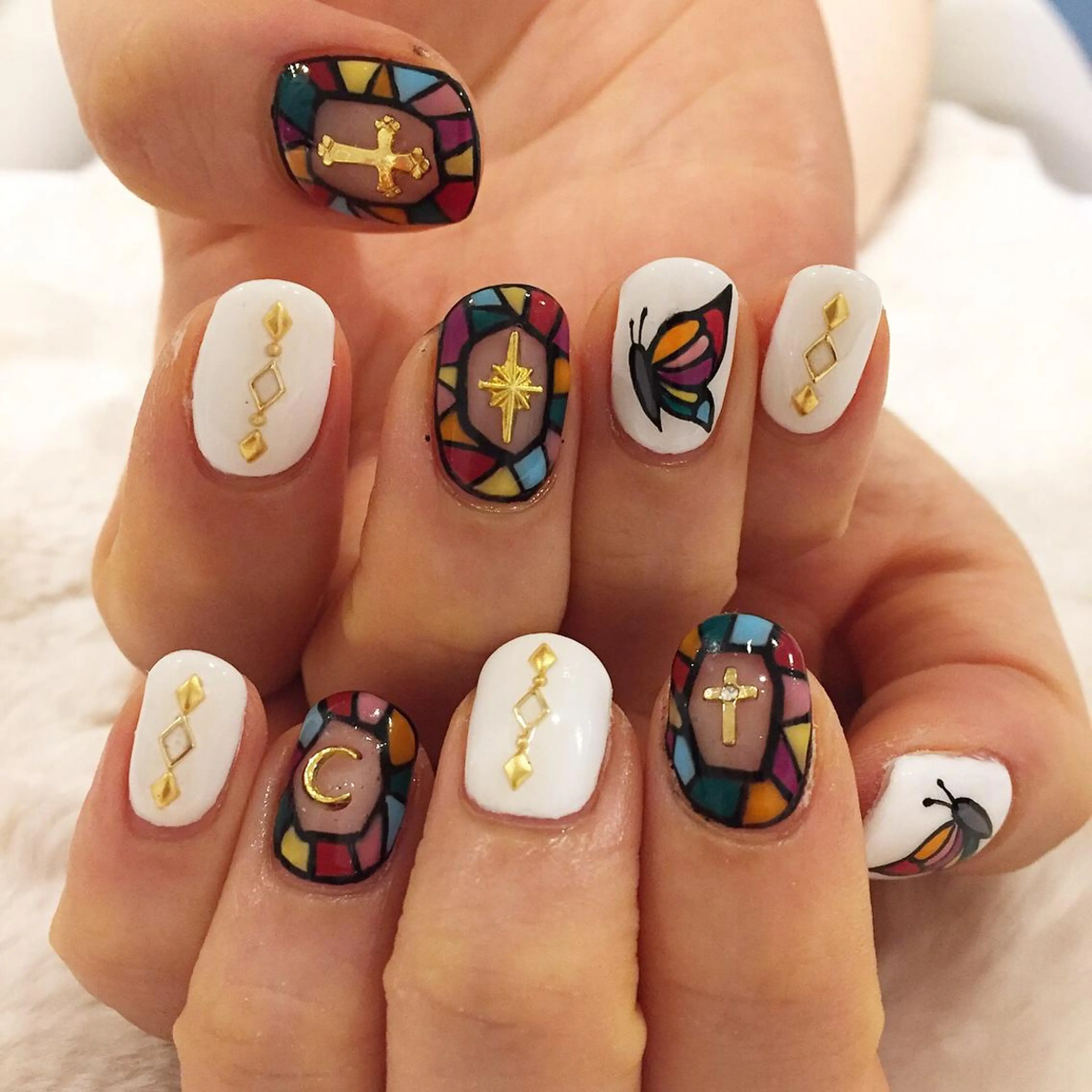 ネイル ジェルネイル 東 千夏のネイルデザイン