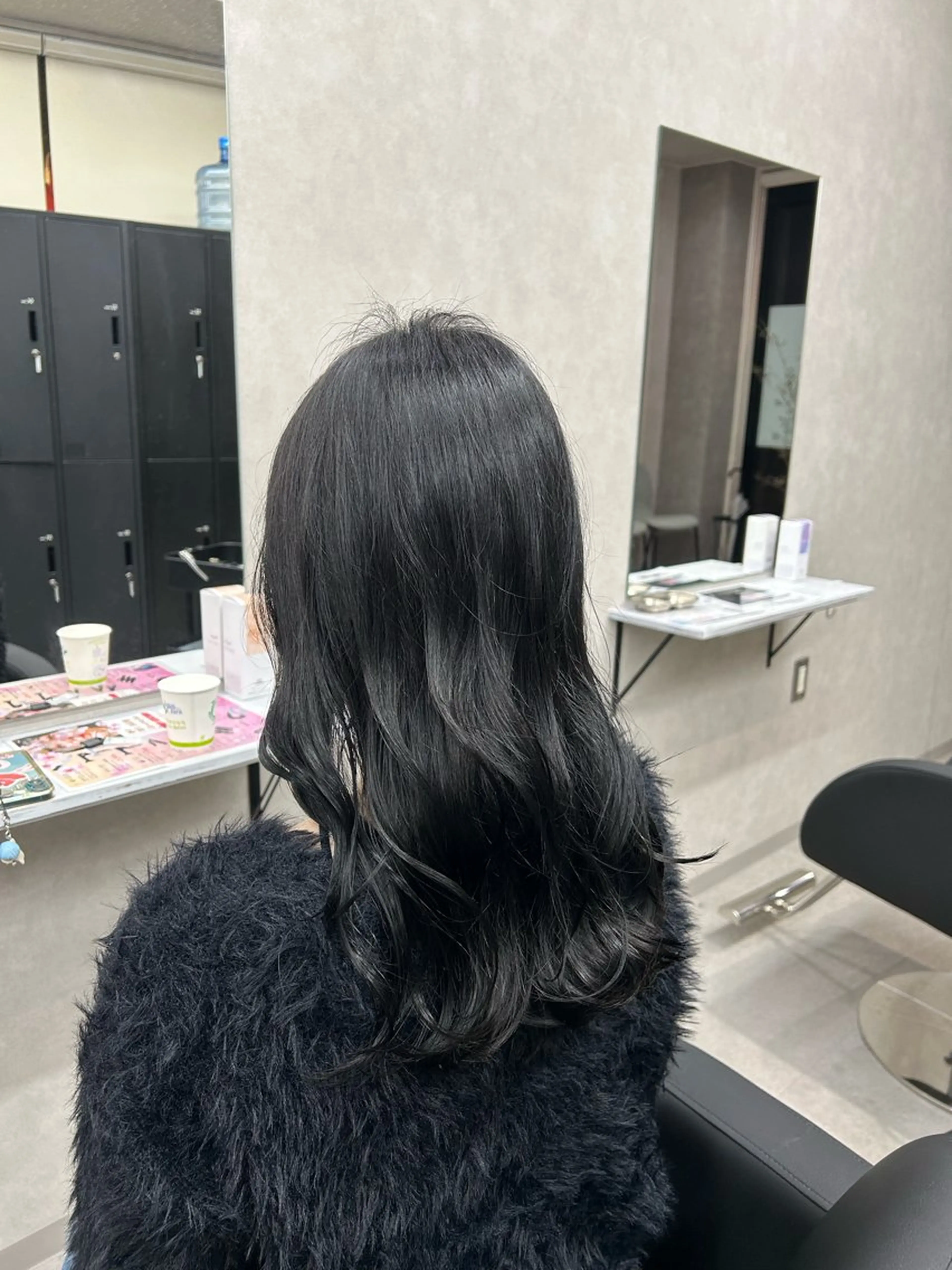 カラー 黒髪 ヘアカラー 筑紫野美容師 すずのヘアスタイル