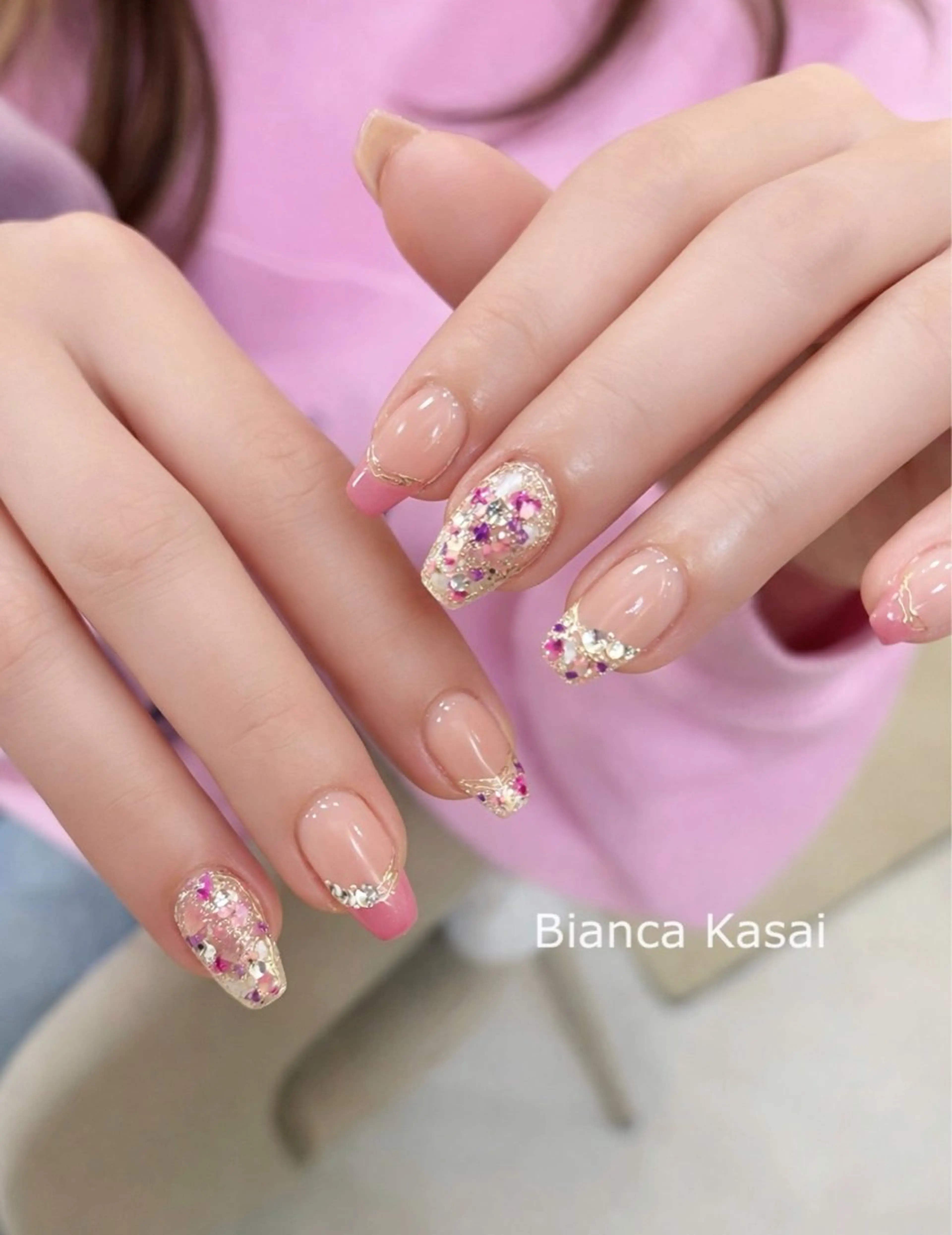 ネイル ハンドネイル BIANCA ✴︎ yukiのネイルデザイン