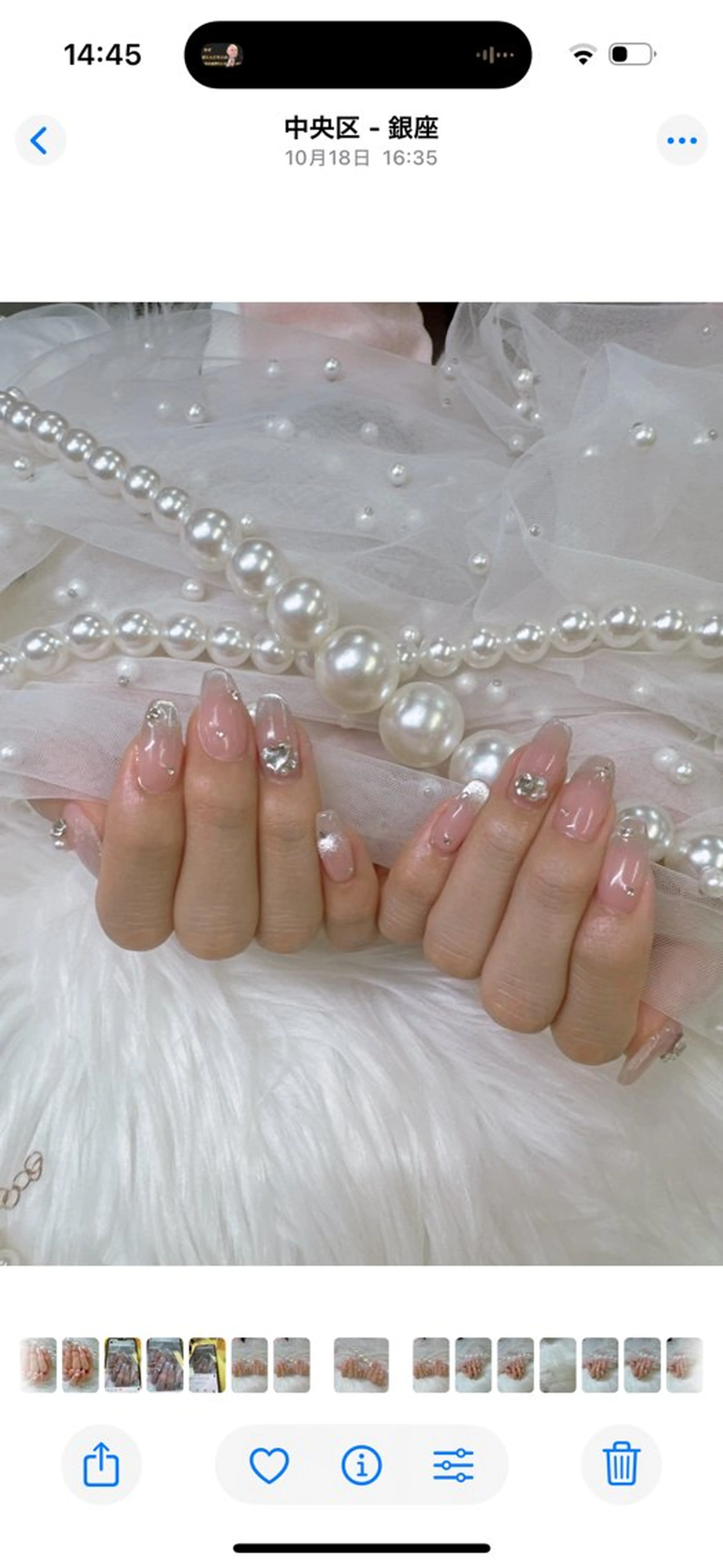 ネイル アートネイル べっ甲ネイル ボルドー チークネイル ドット ハンドネイル Queeens nailのネイルデザイン