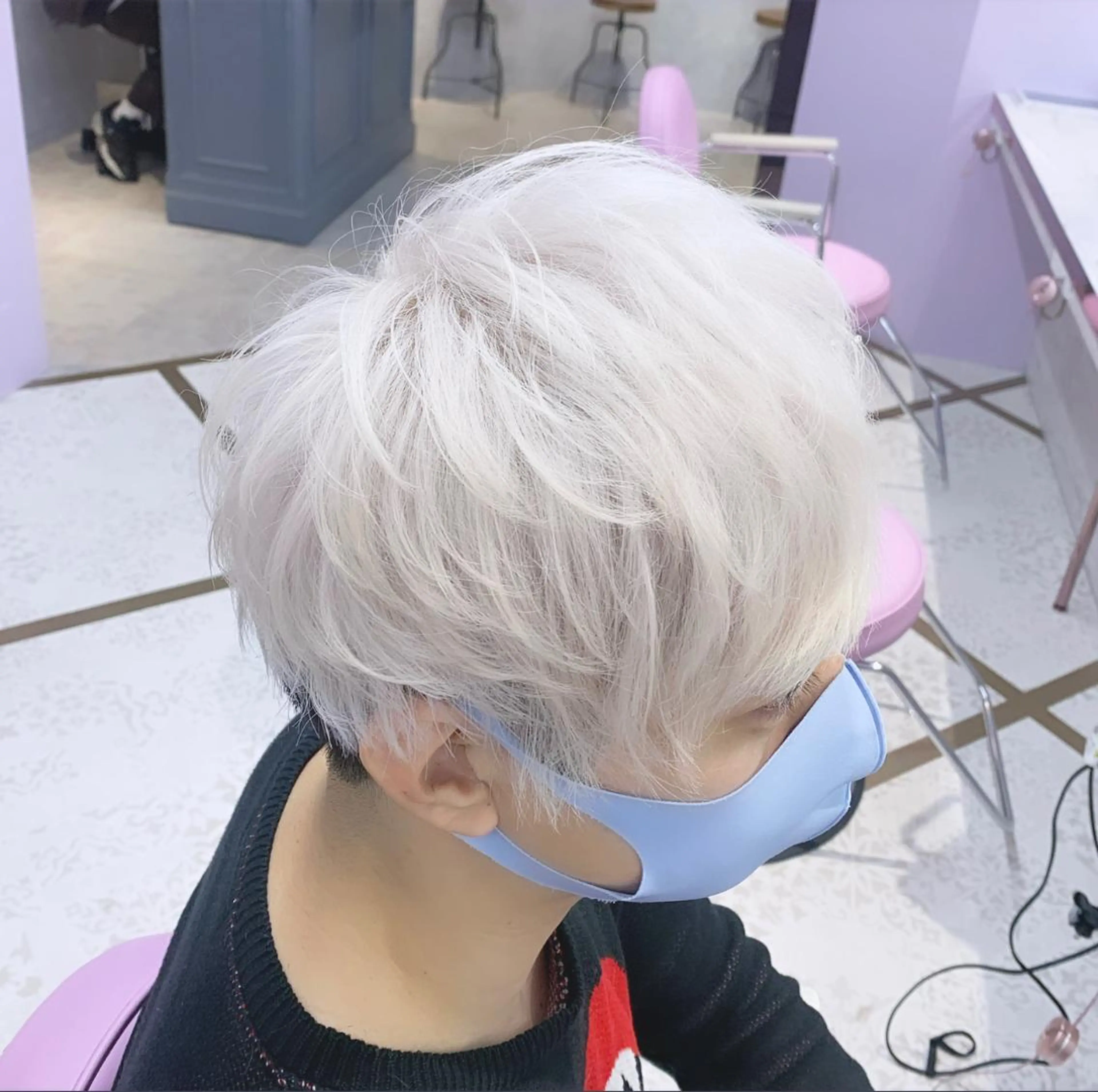 ショート カラー ブリーチ ケアブリーチ ダブルカラー ブリーチ&エクステ 🥀ケアカラー特化のヘアスタイル