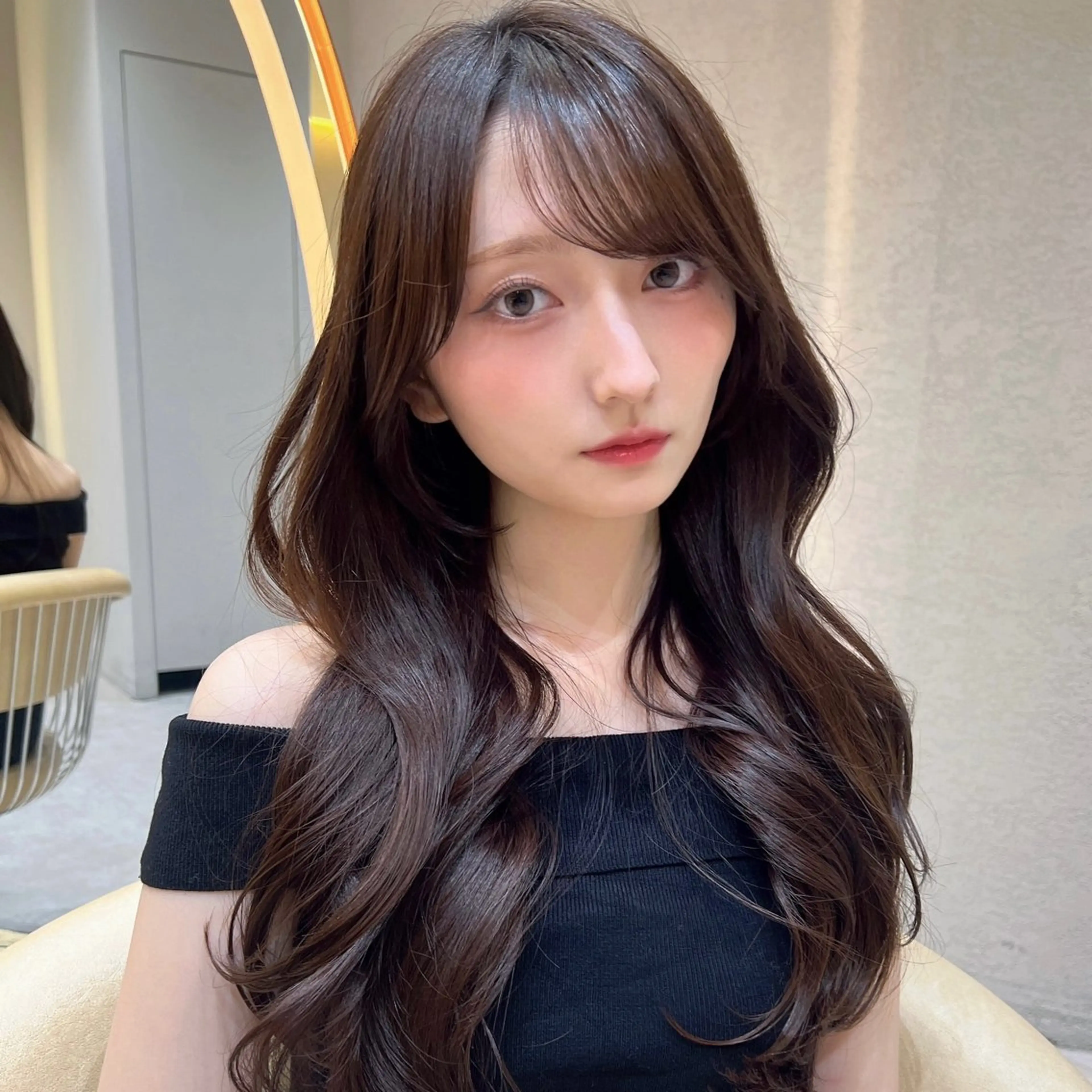 ロング カラー カット ヘアカラー トリートメント レイヤー|縮毛矯正 |韓国ボブ|岡田洸太のヘアスタイル