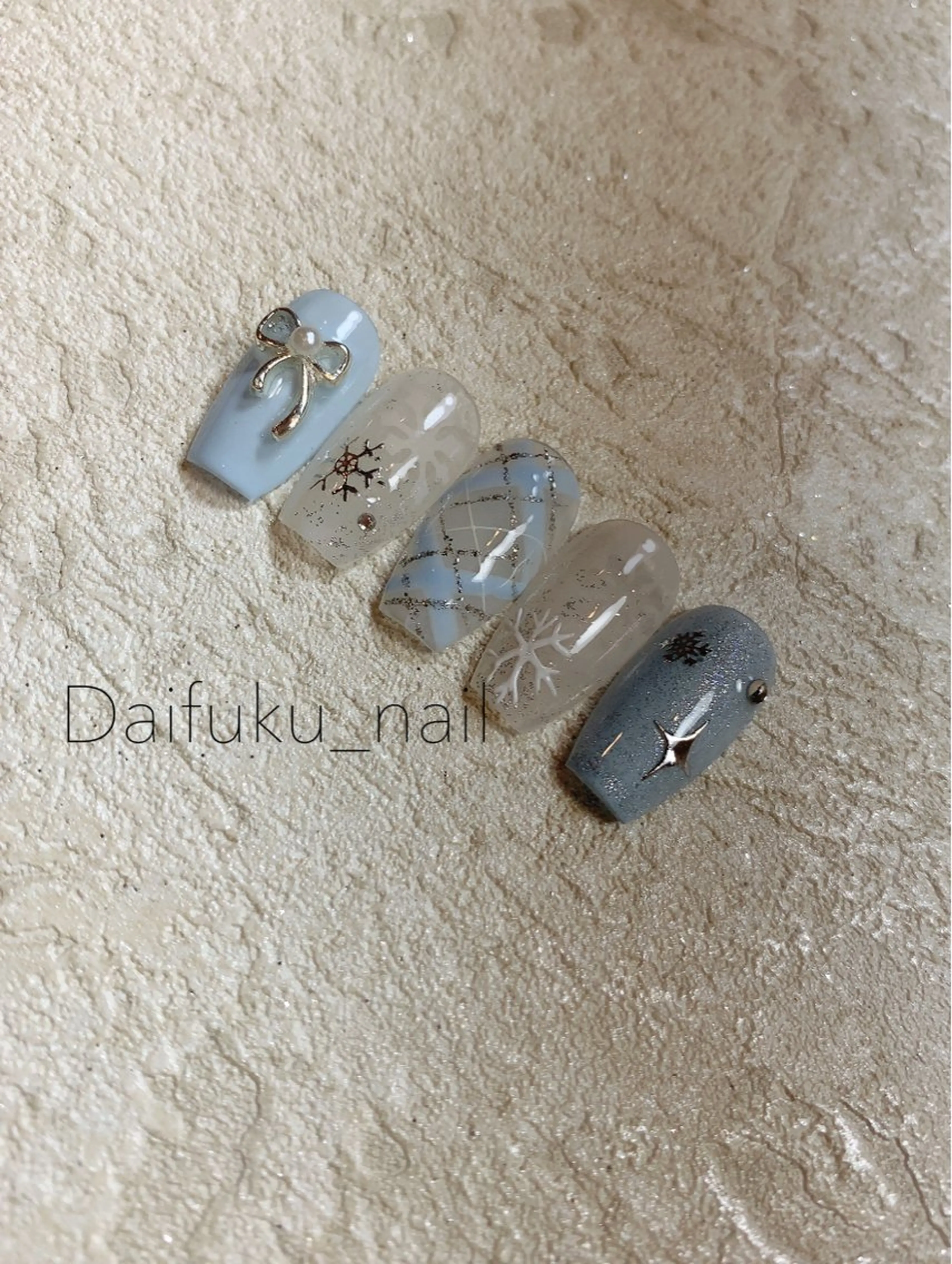 ミディアム クリスマス Daifuku_nails所属・Daifuku nailsのネイルデザイン