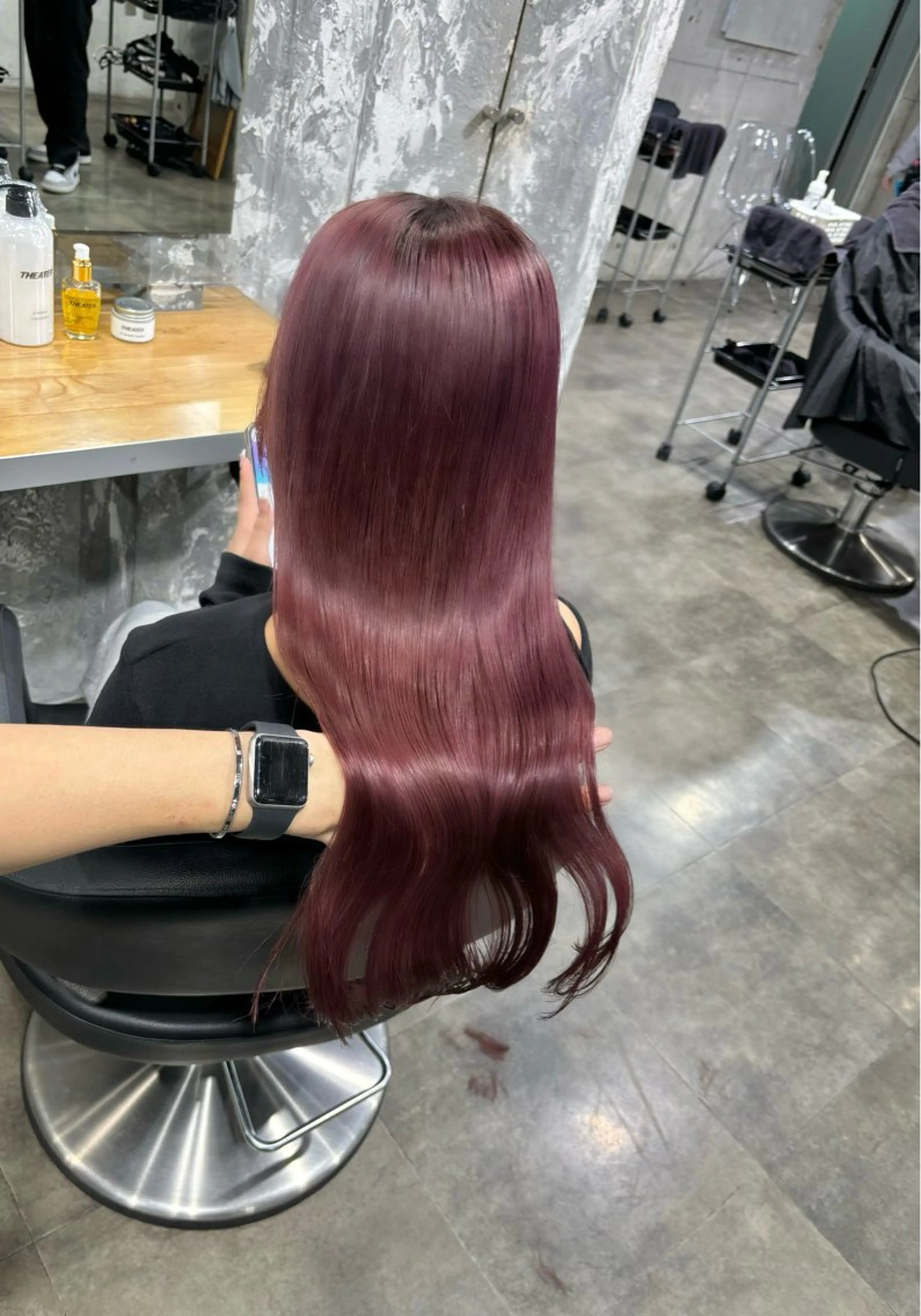 ロング カラー カット ヘアカラー トリートメント ヘッドスパ ヘアセット ベージュカラー💖 やすひろのヘアスタイル