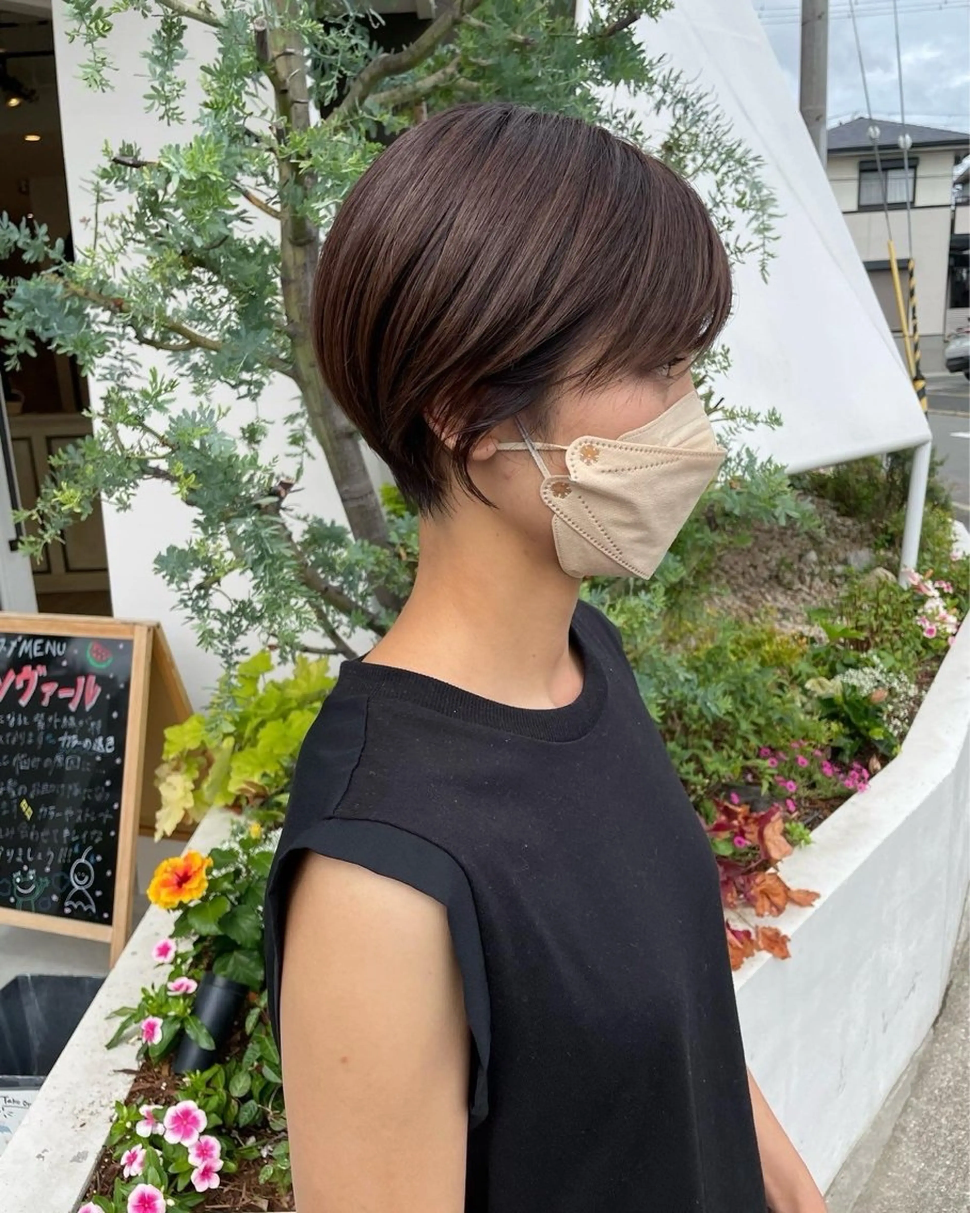 カットメニュー👣ショートショートボブ(ボブは🙅‍♀️)限定✨️✂️⸒⸒18時から​〜​(日によって変わります。)の写真