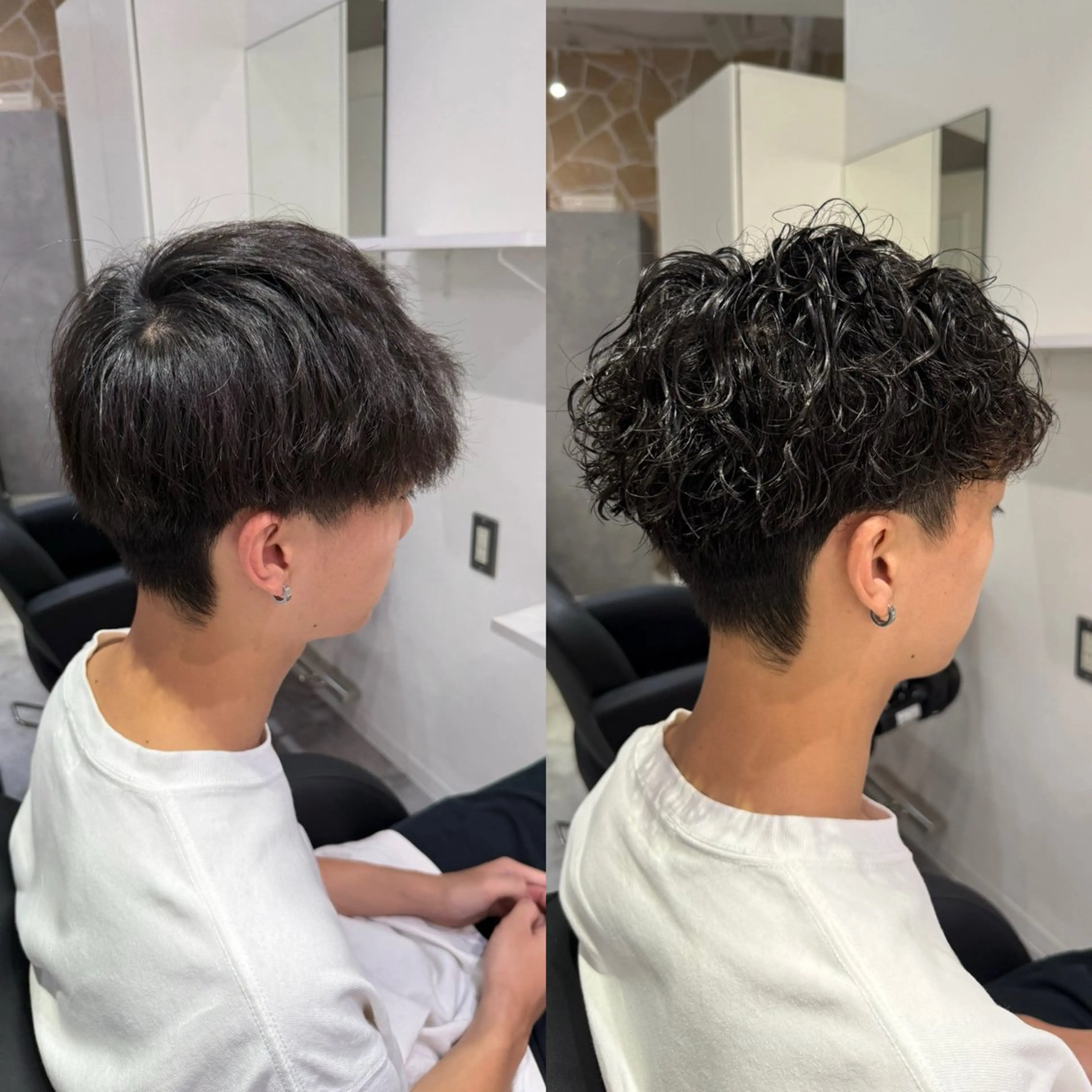 メンズ カット パーマ トリートメント ヘッドスパ メンズパーマ/ショ ートカット/福井悟朗のヘアスタイル