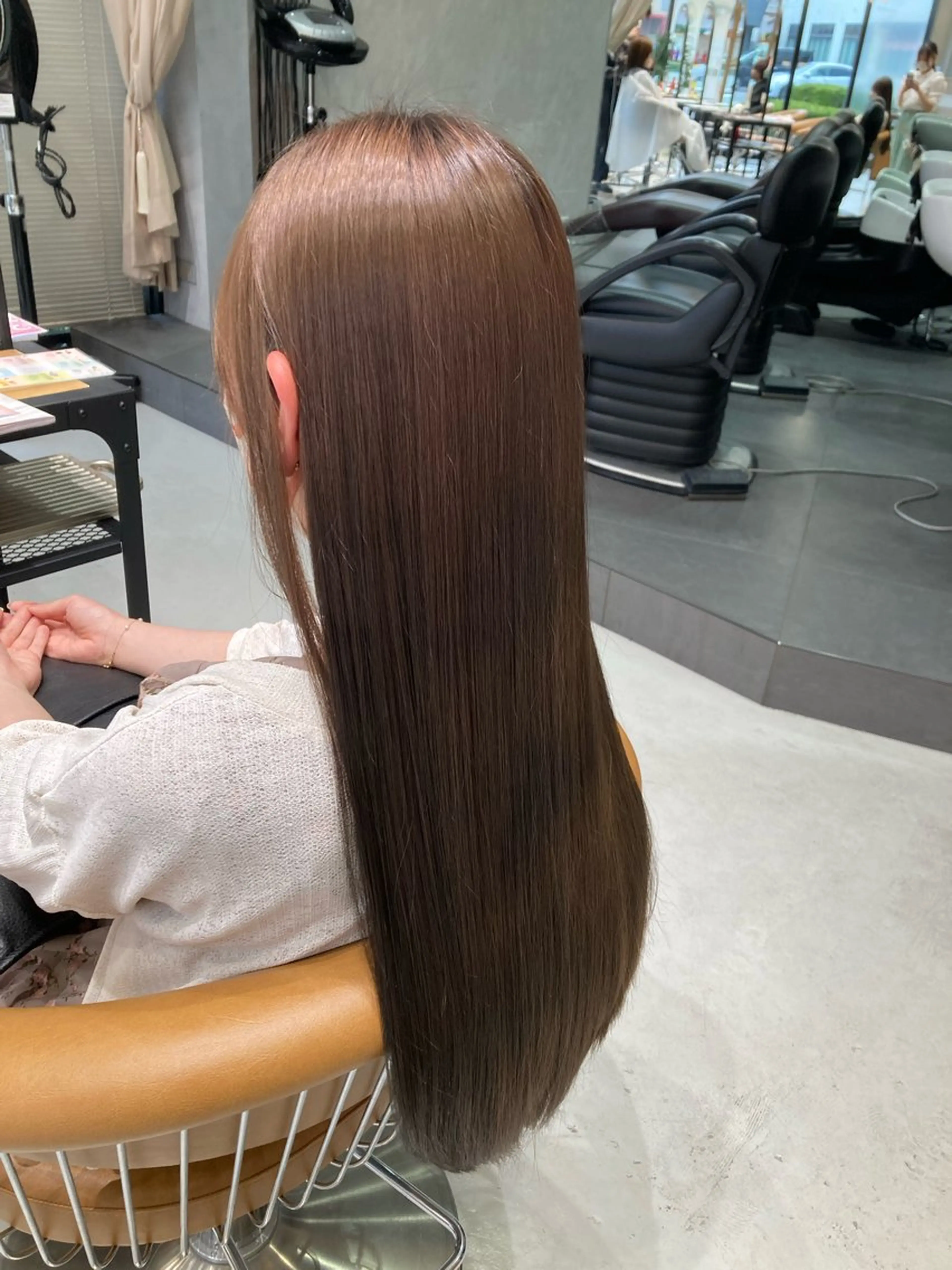 ロング ⭐️吉田萌⭐️ 髪質改善カラー⭐️のヘアスタイル