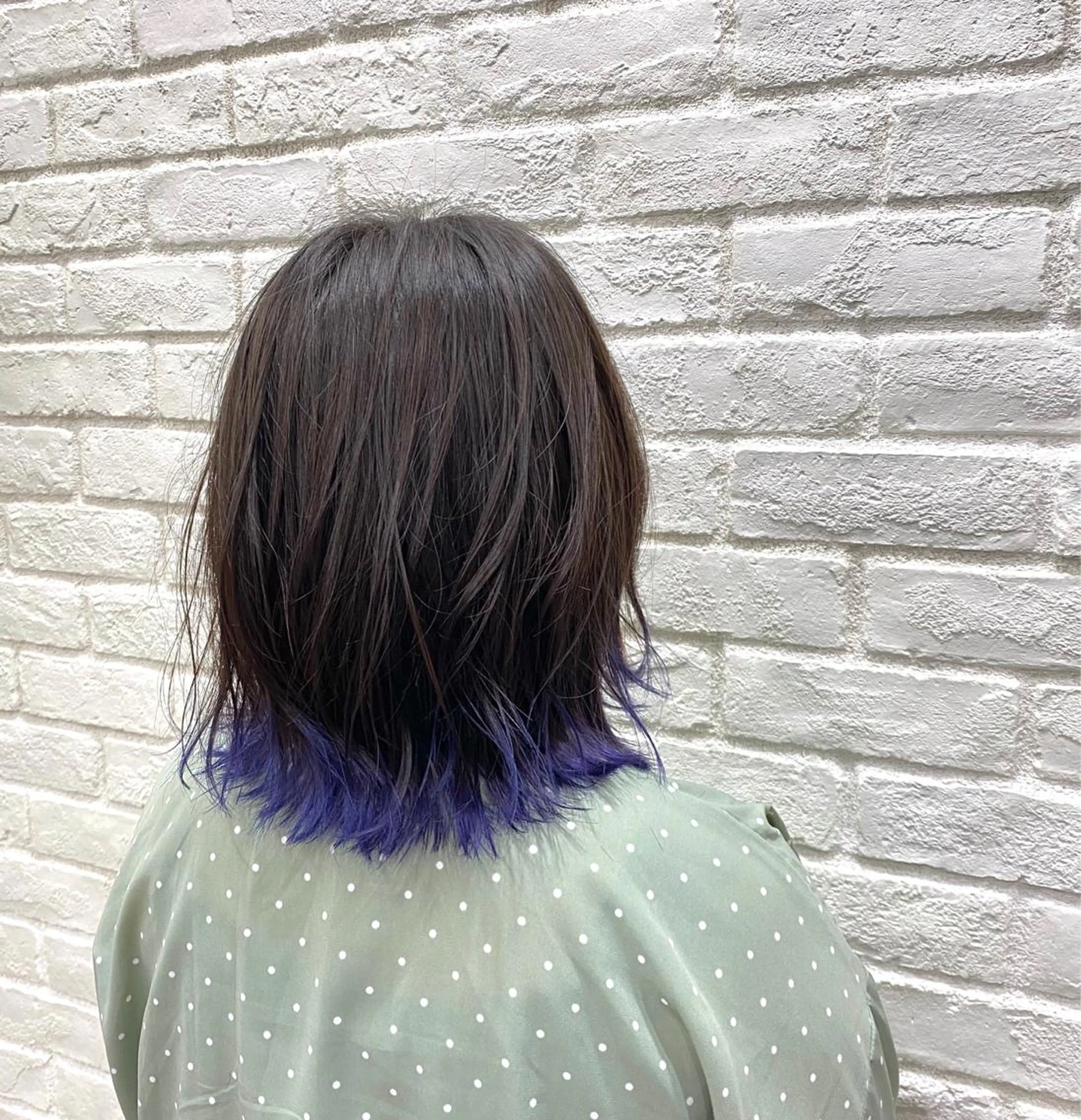 カラー ダブルカラー やじま ひろこのヘアスタイル