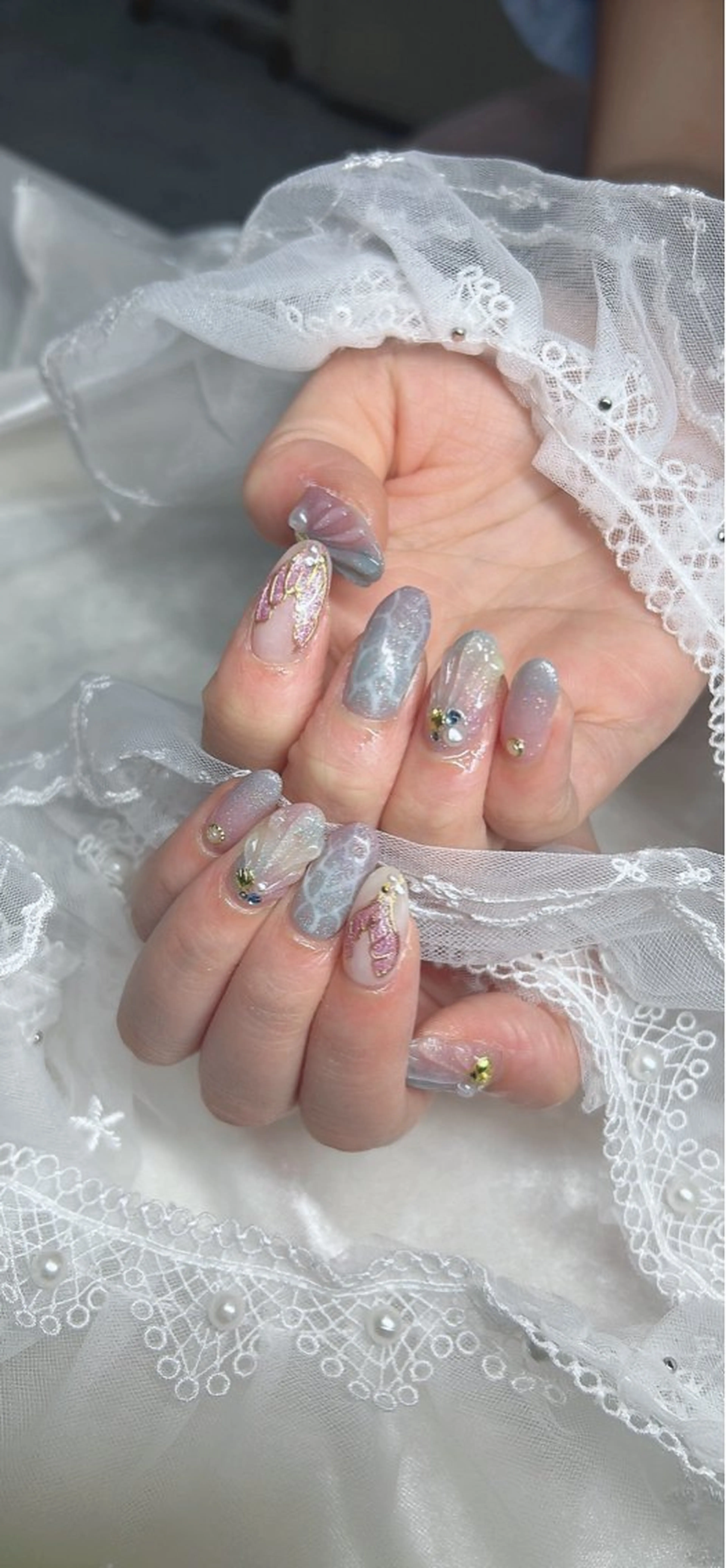 ネイル ハンドネイル Best Nail Yu🎀🫧のネイルデザイン