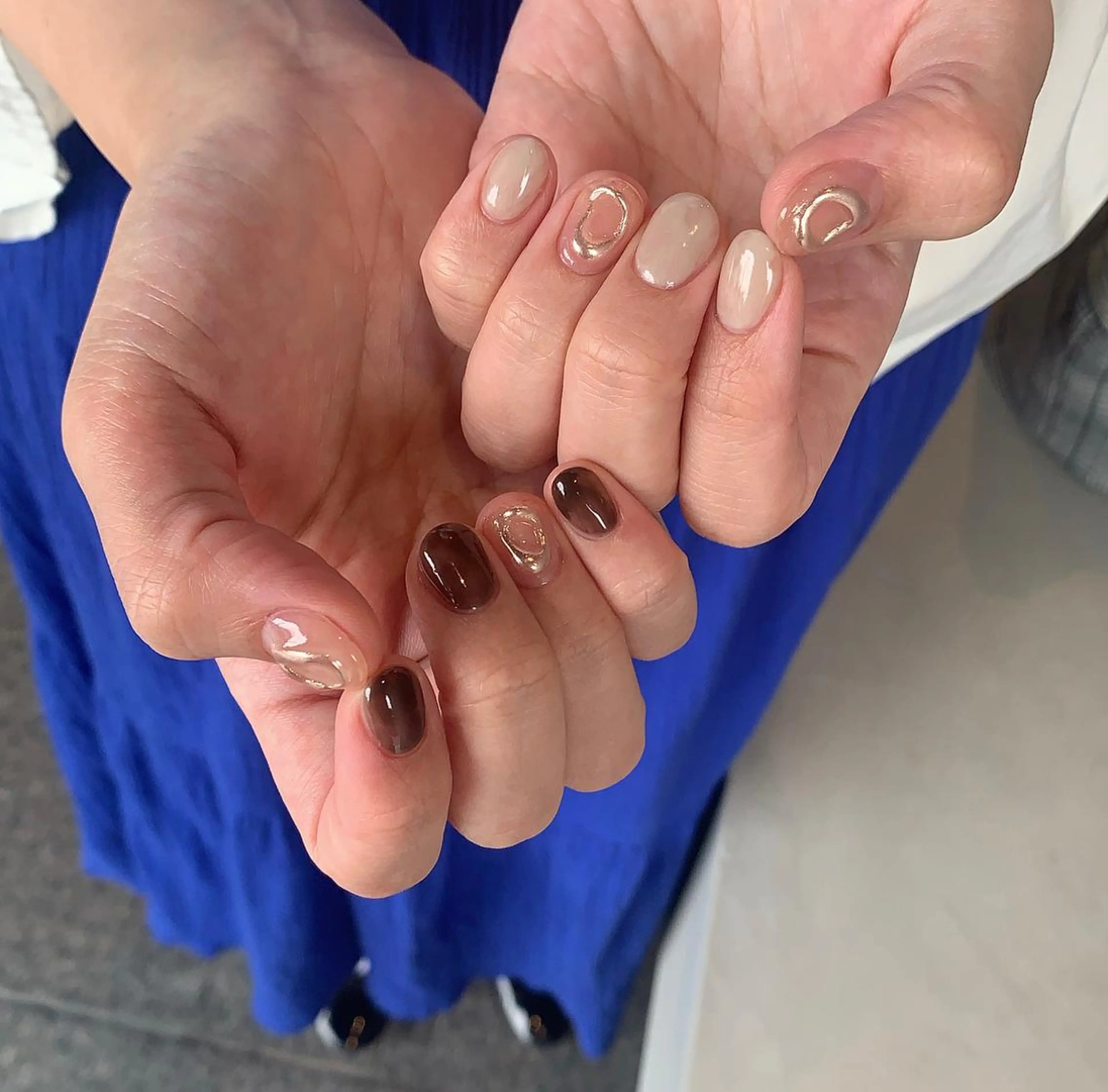 ネイル ハンドネイル にしぐち はるかのネイルデザイン