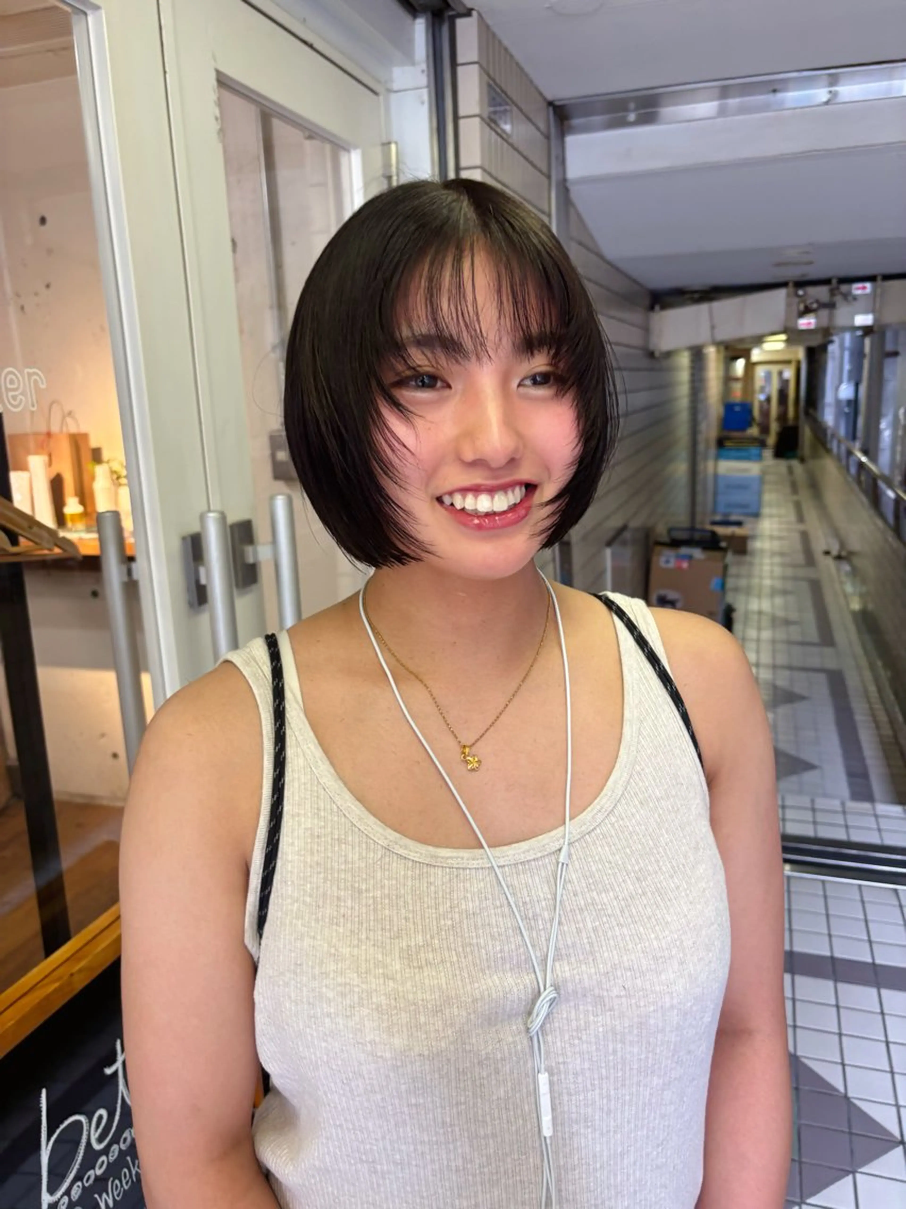 ショート カラー カット ヘアカラー kaito パーマ募集！🔵のヘアスタイル