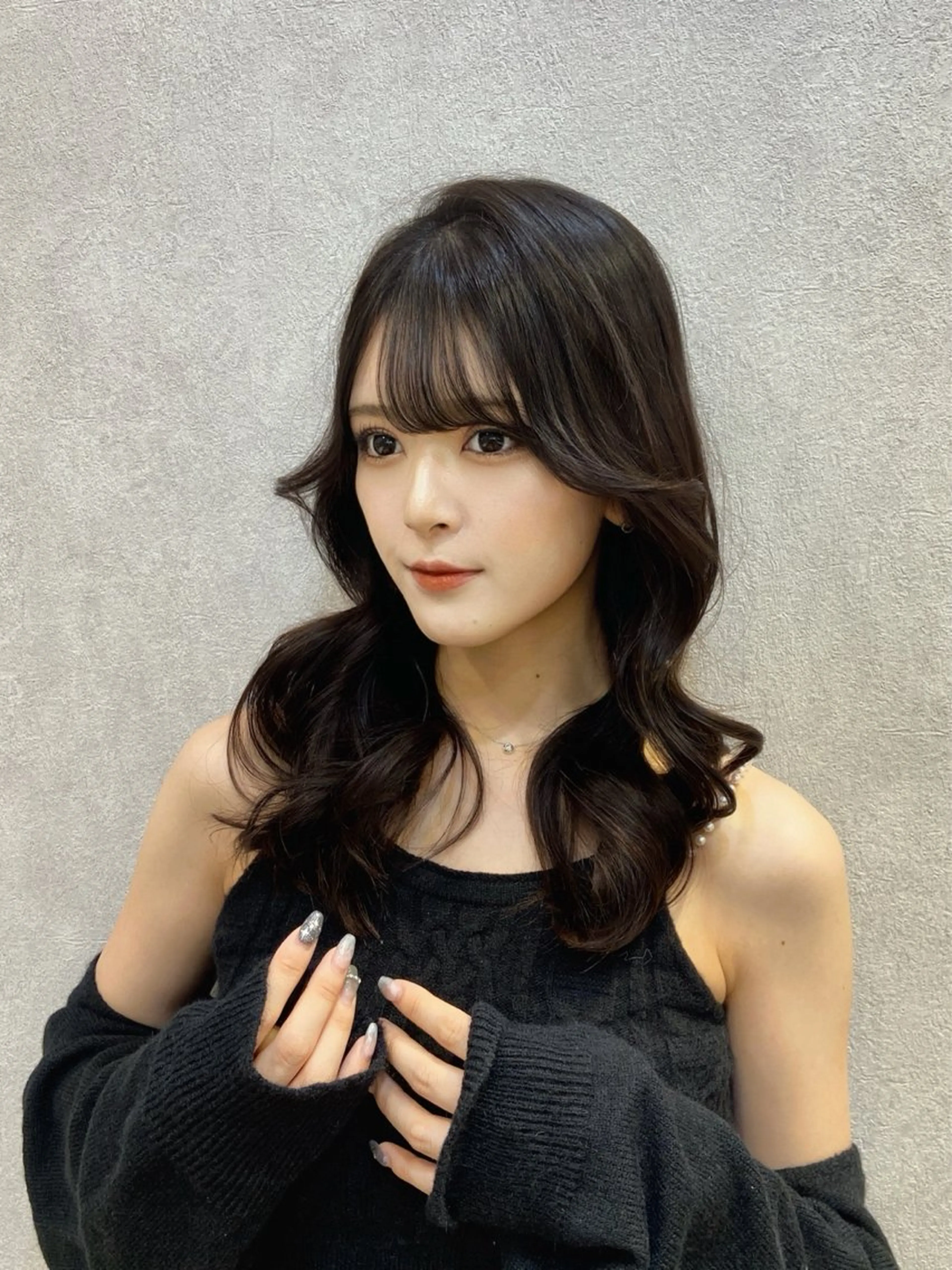 セミロング カラー ヘアアレンジ 韓国風ヘア トリートメント 🩷韓国ヘア/ヨシン モリ🩷Maikaのヘアスタイル