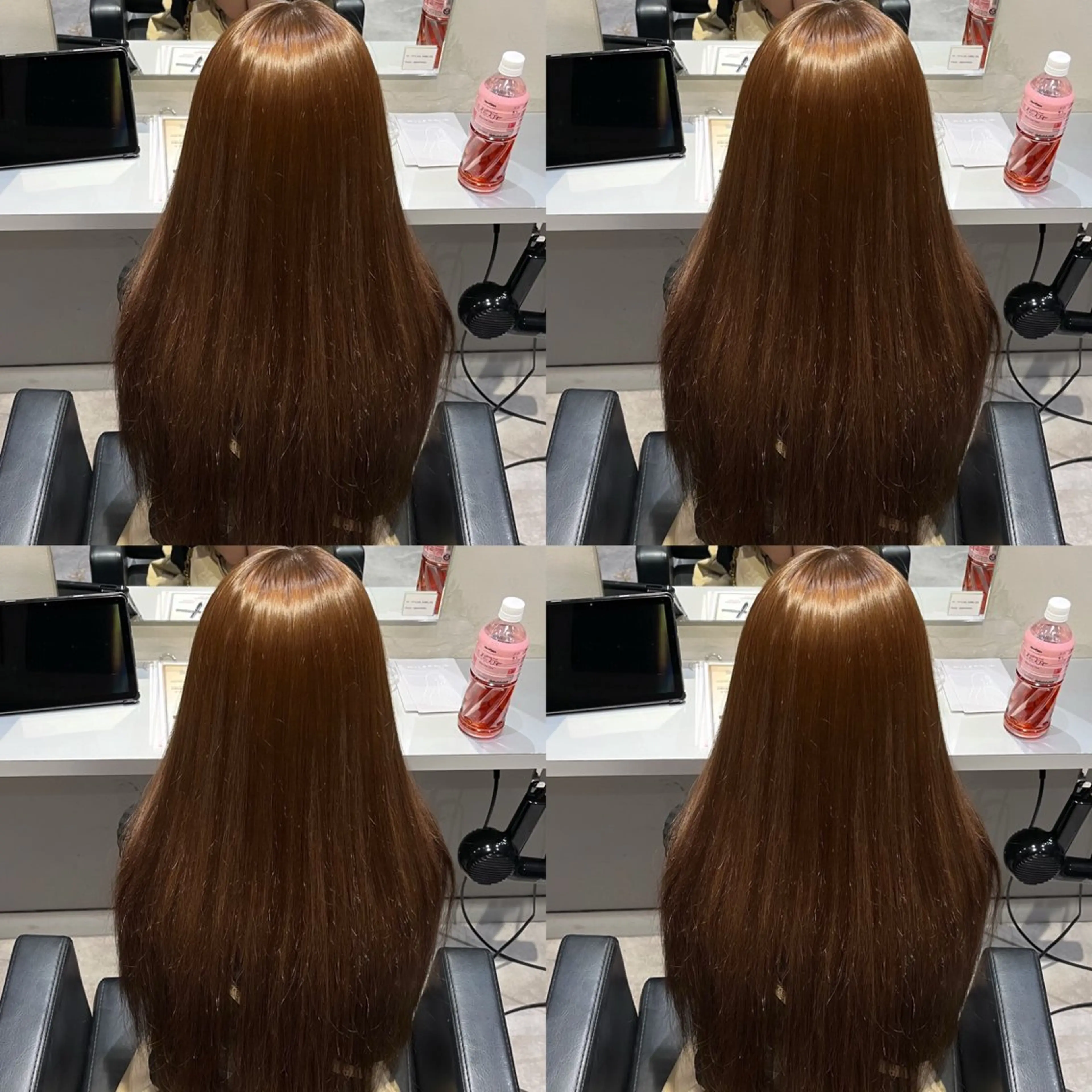 セミロング ヘアカラー トリートメント エクステ 🦋REISA🦋 エクステ×ハイトーンのヘアスタイル