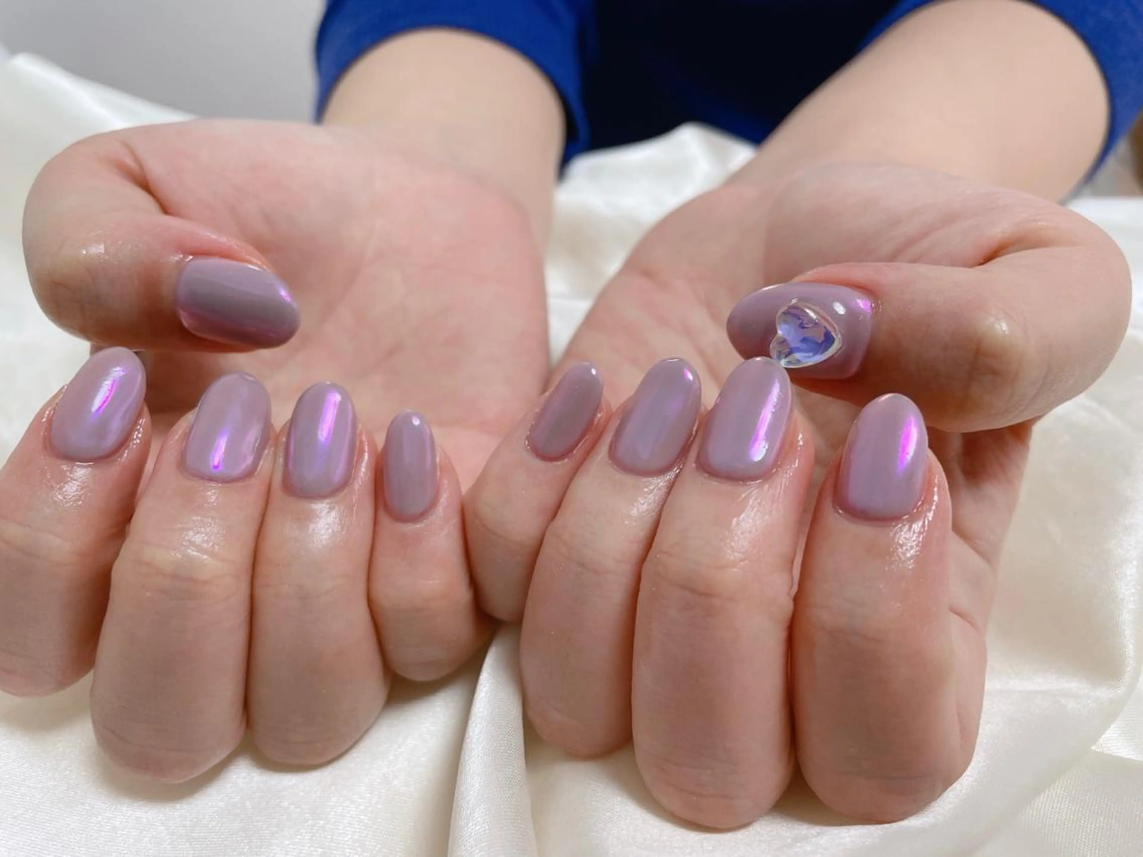 ネイル ハート ハンドネイル mogunail &blowのネイルデザイン