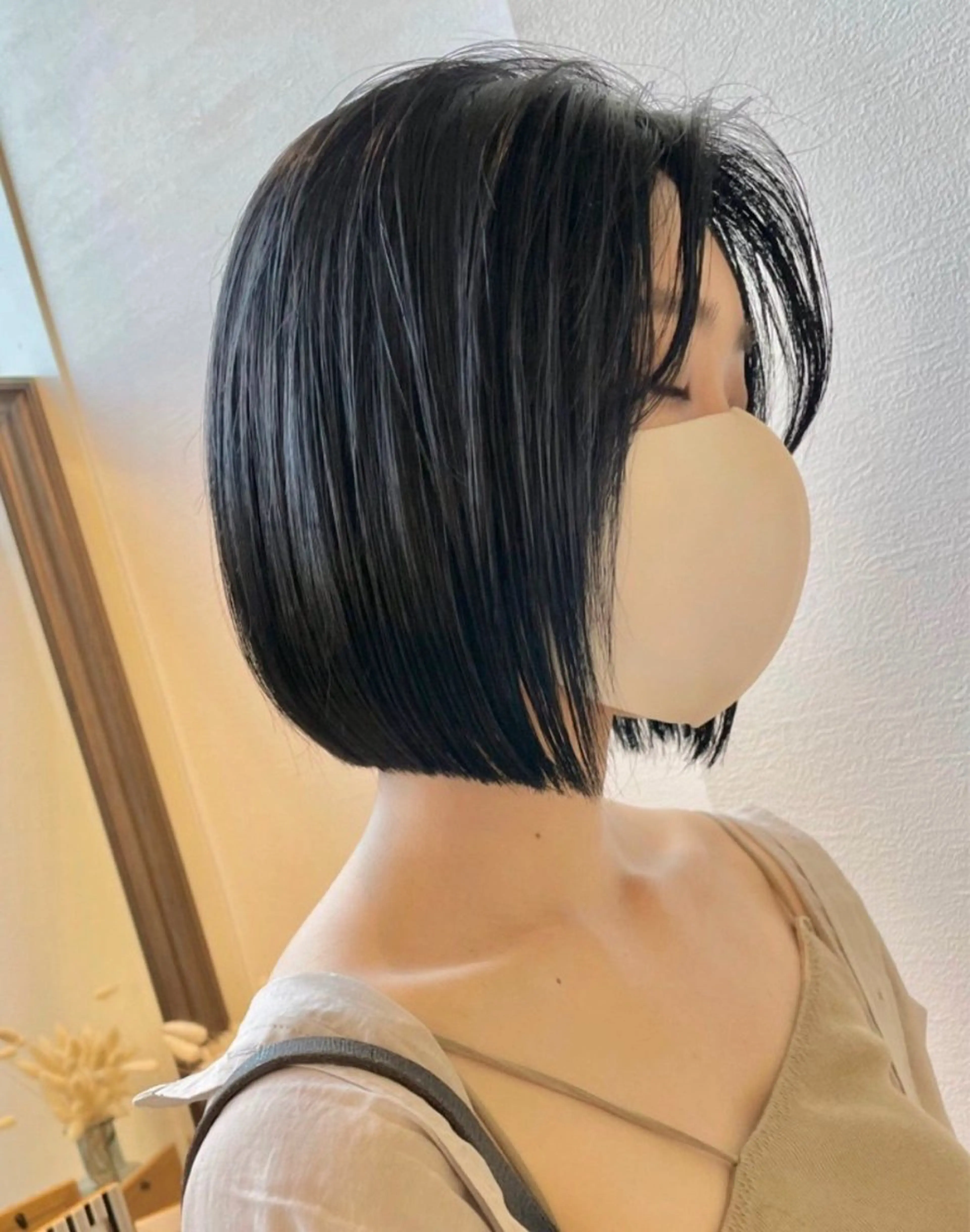 ショート 切りっぱなしボブ ボブ 顔周りカット ハッシュカット ハイレイヤー カット 縮毛矯正 巻ける縮毛矯正/ボブ 小顔カット大和田拓夢のヘアスタイル