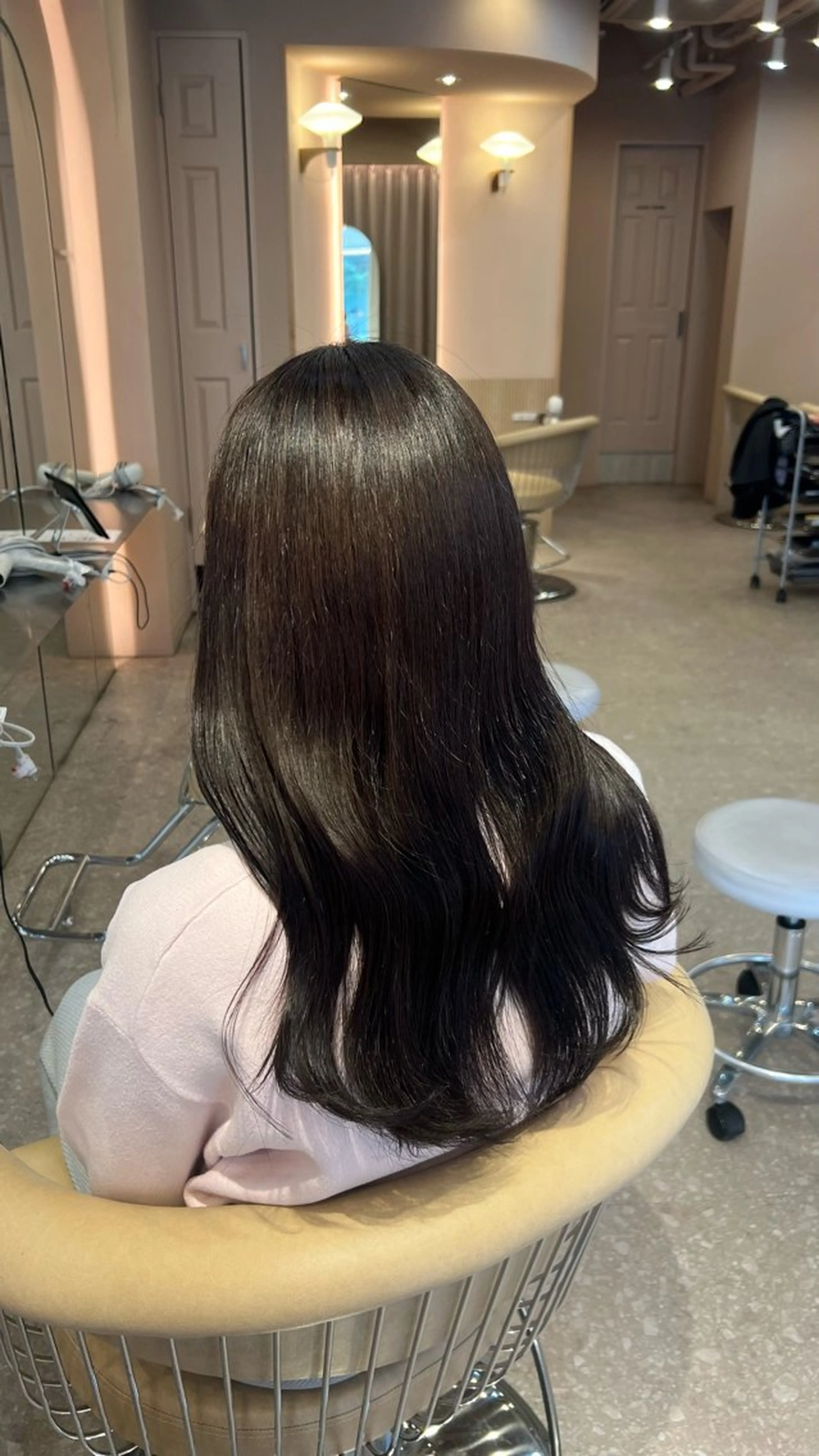 ロング カラー カット ヘアカラー トリートメント 💚 AKI 💚のヘアスタイル