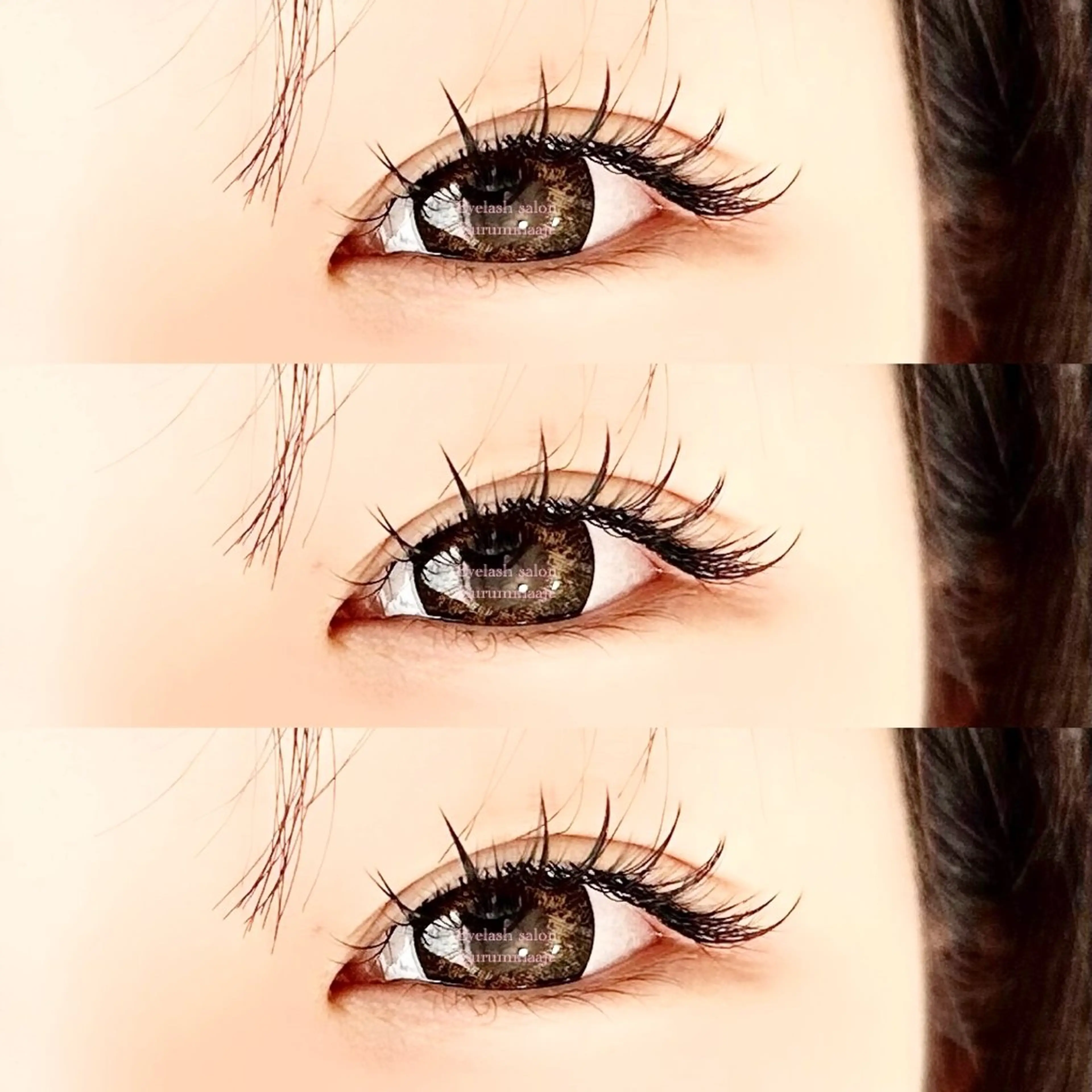 マツエク・マツパ 付け放題 ボリュームラッシュ ワンホンマツエク マツエク クルミナージュ柏🌼 代表.鈴木のマツエク・マツパデザイン