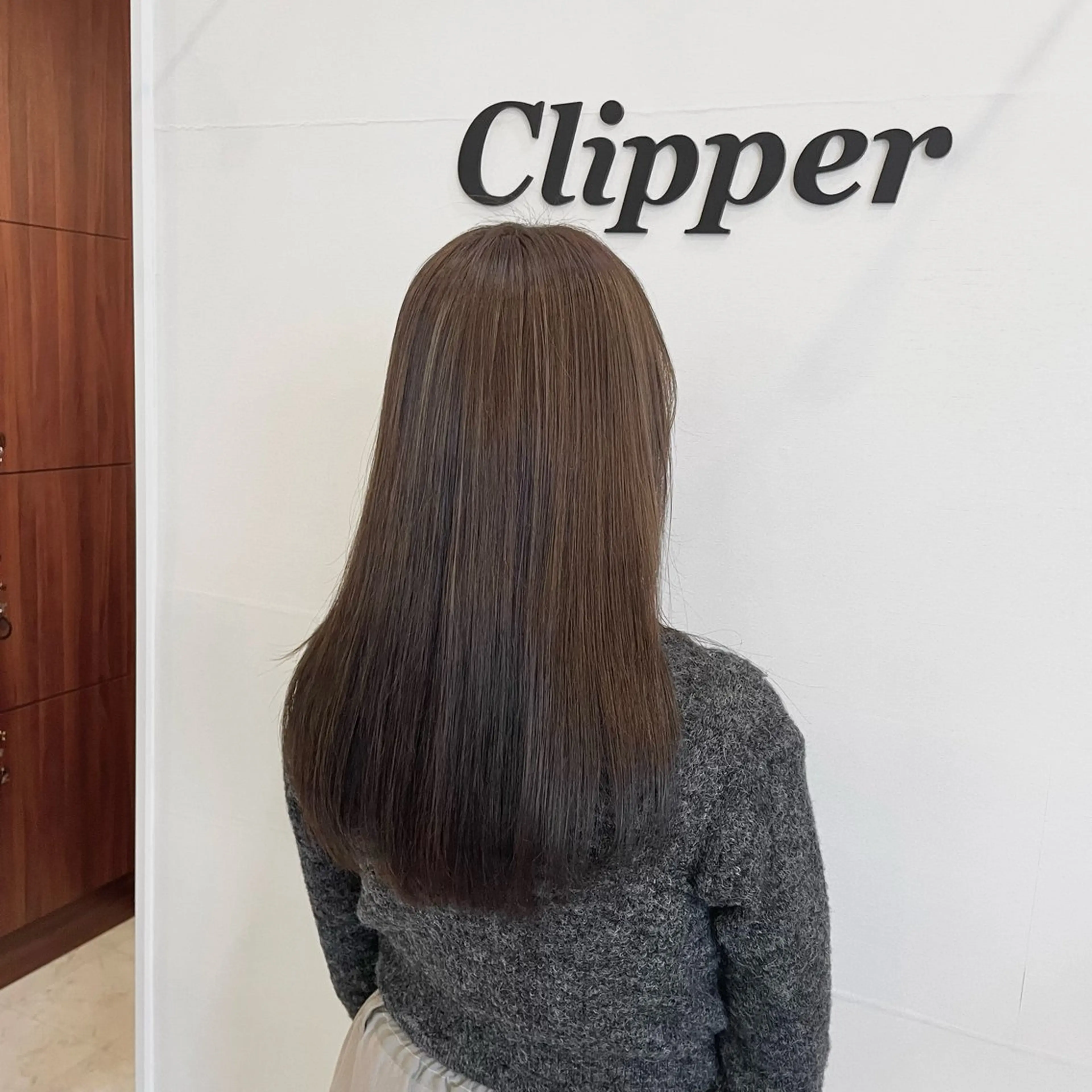 ロング ハイライト スダ ユキナ 髪質改善水素カラーのヘアスタイル