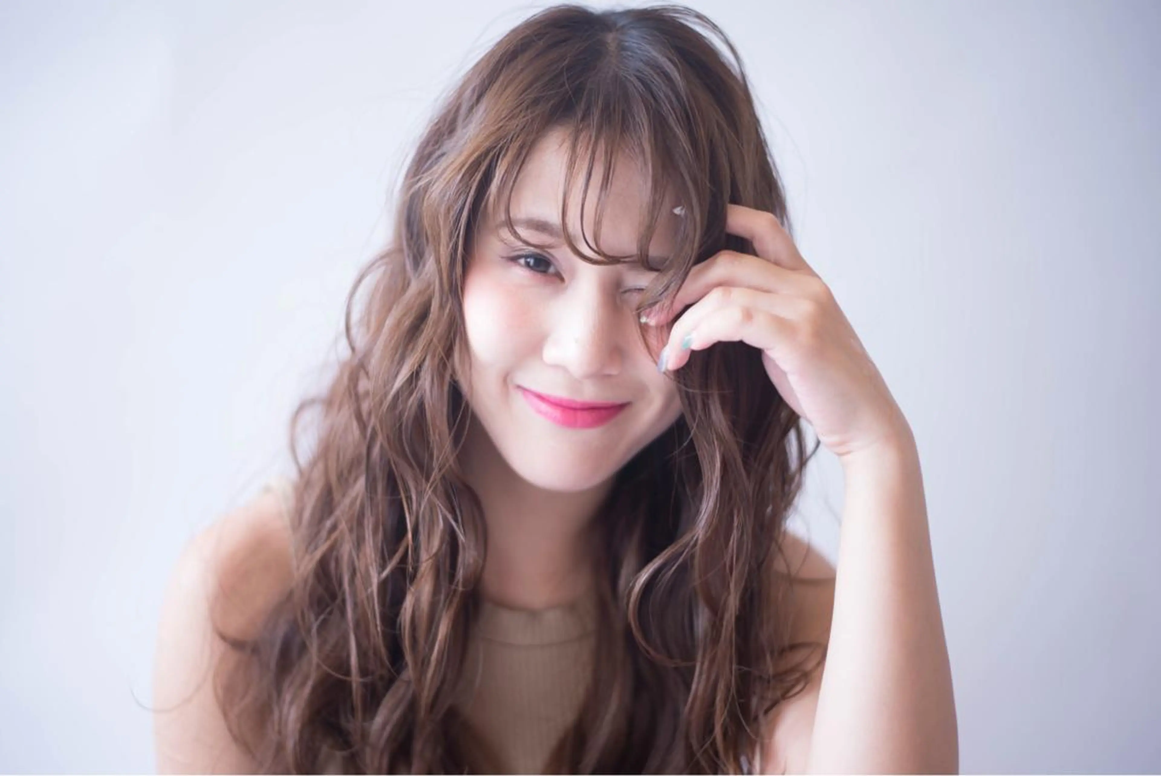 ロング カラー パーマ 美容室 birdのヘアスタイル