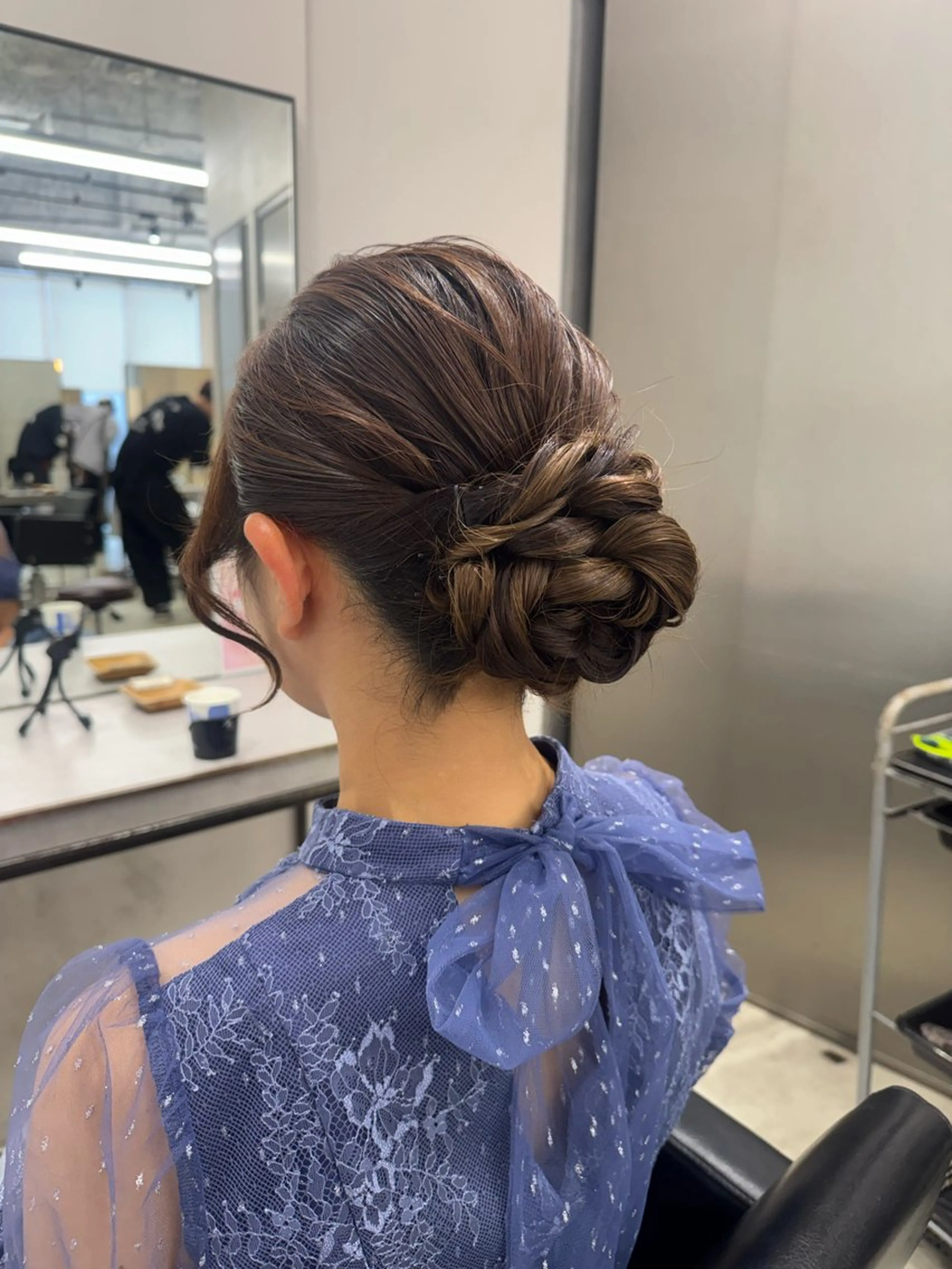 ヘアアレンジ 透明感カラー✨艶髪 制作🌱山根あゆみのヘアスタイル