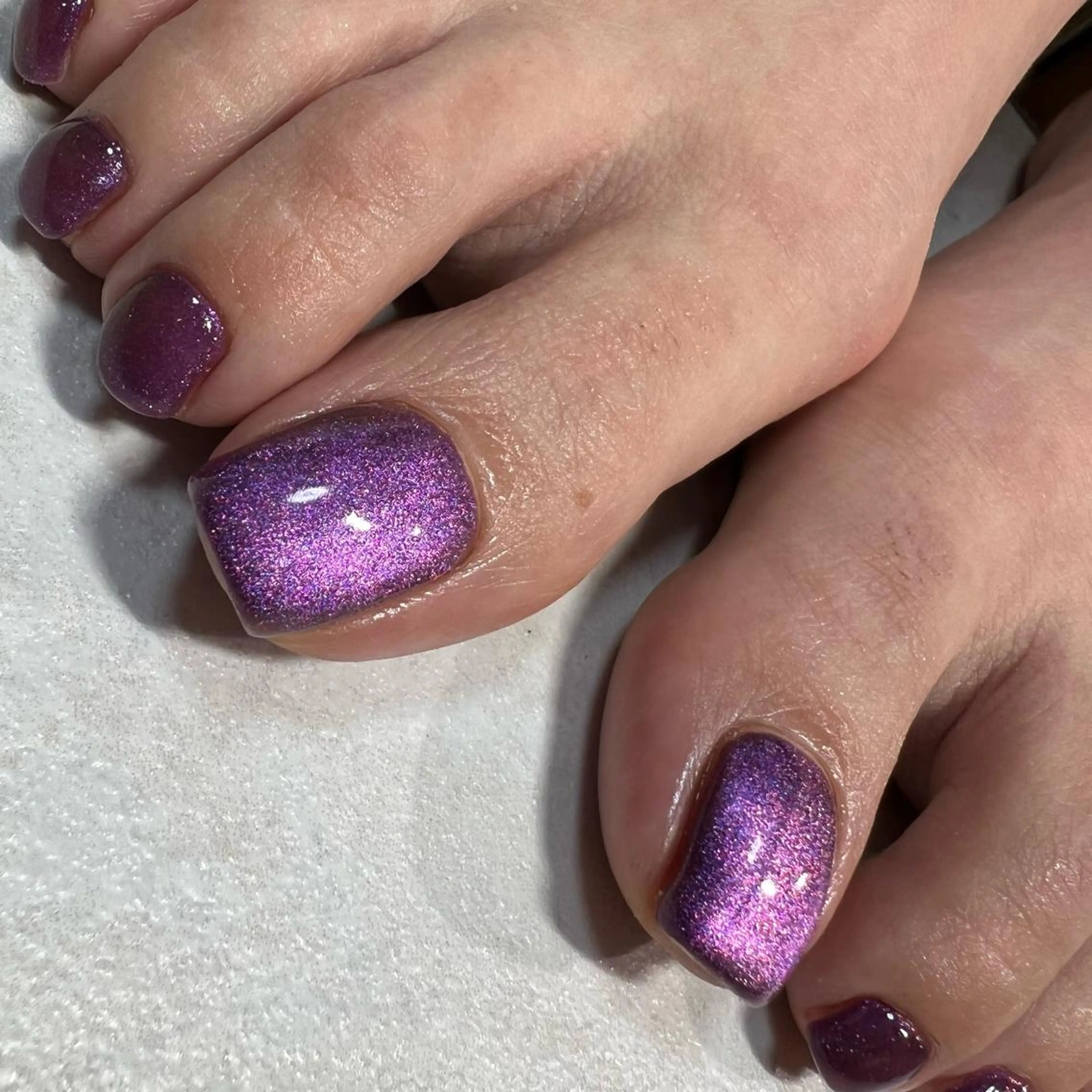 ネイル マグネットネイル フットネイル ___ yuriのネイルデザイン