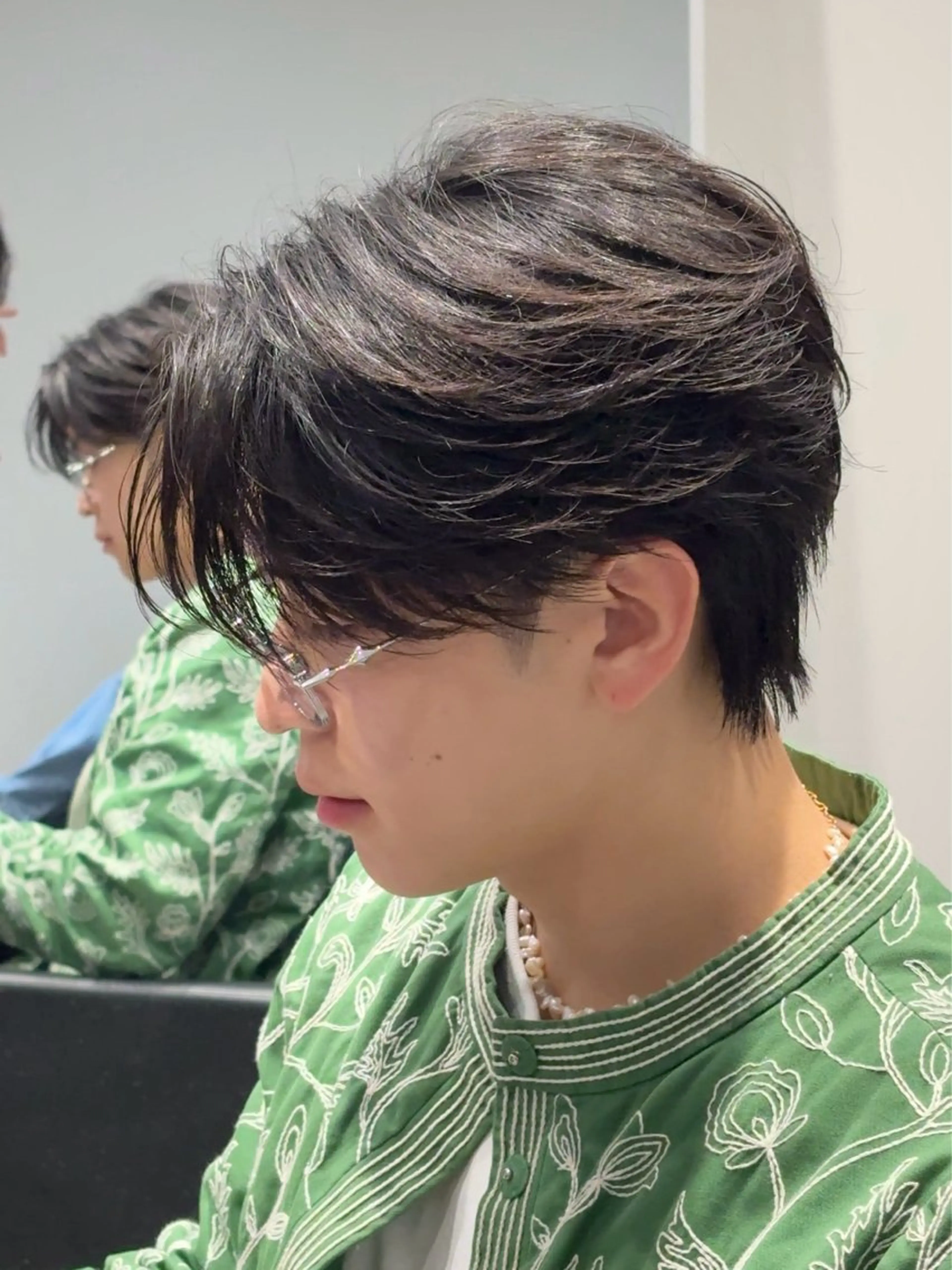 パーマ メンズ カット パーマ ヘアセット 新宿/新宿三丁目 骨格似合わせ梶原のヘアスタイル