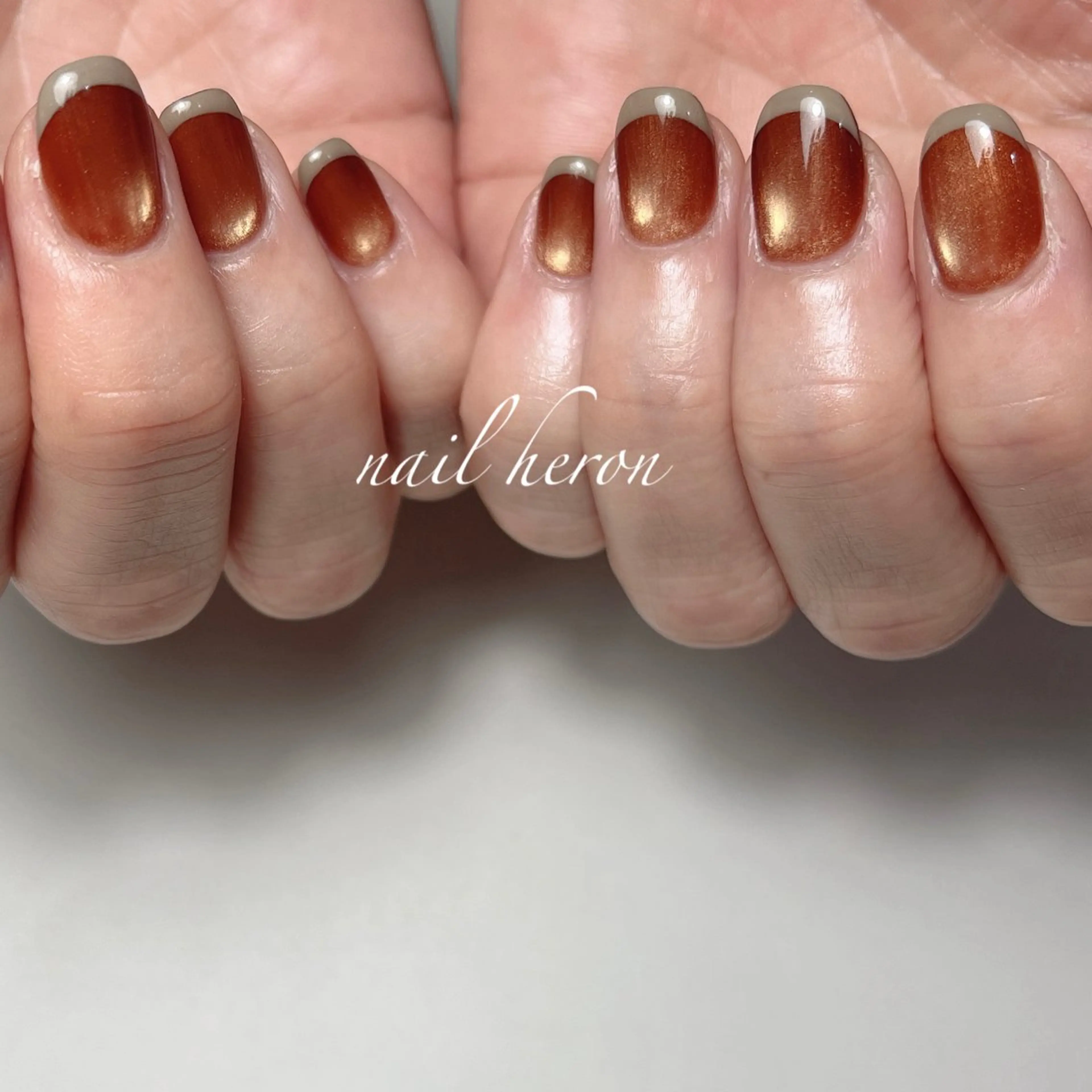 ネイル フレンチネイル ハンドネイル nail heron所属・saki_ nail heronのネイルデザイン