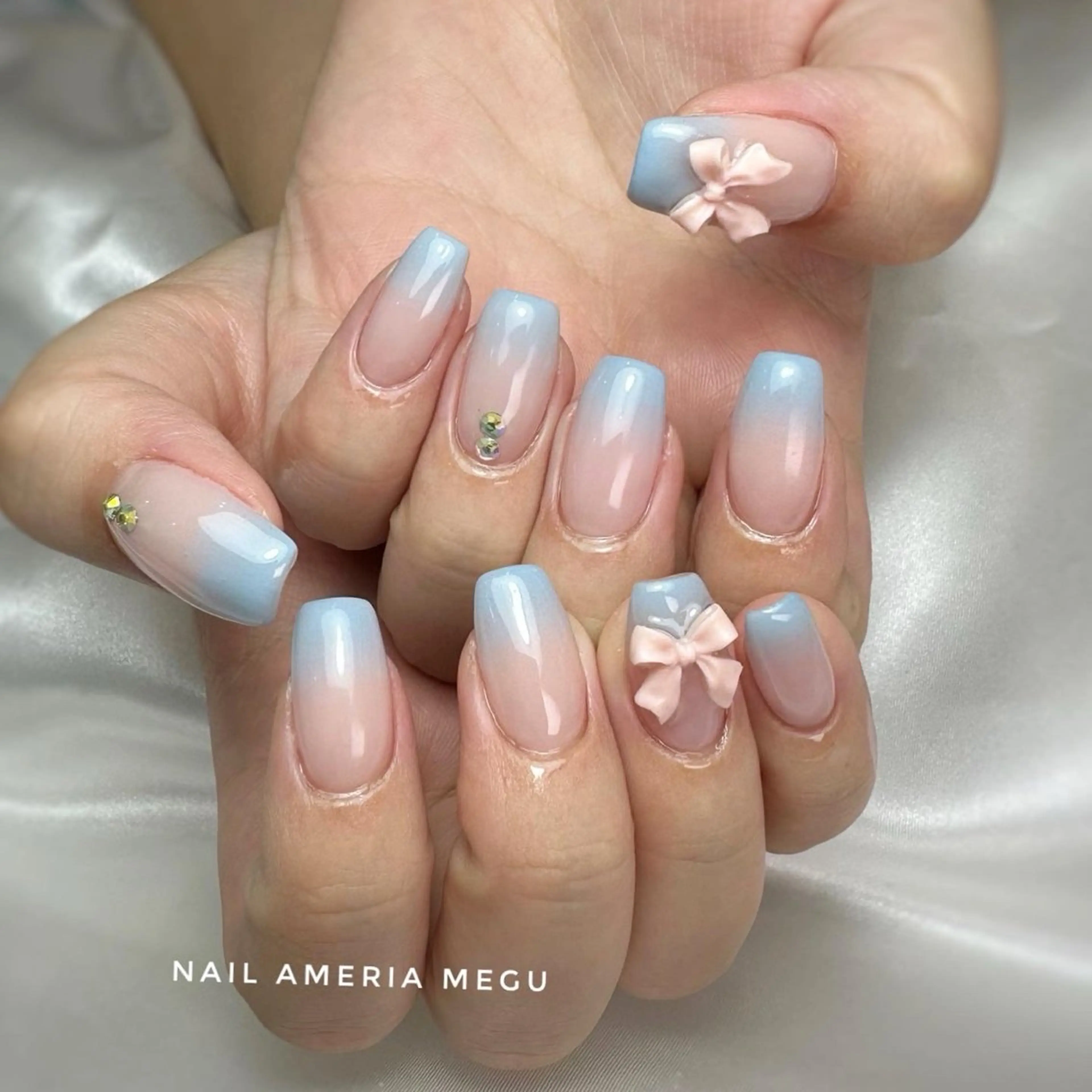 ネイル グラデーション ハンドネイル Nail ameria megu所属・ameria meguのネイルデザイン