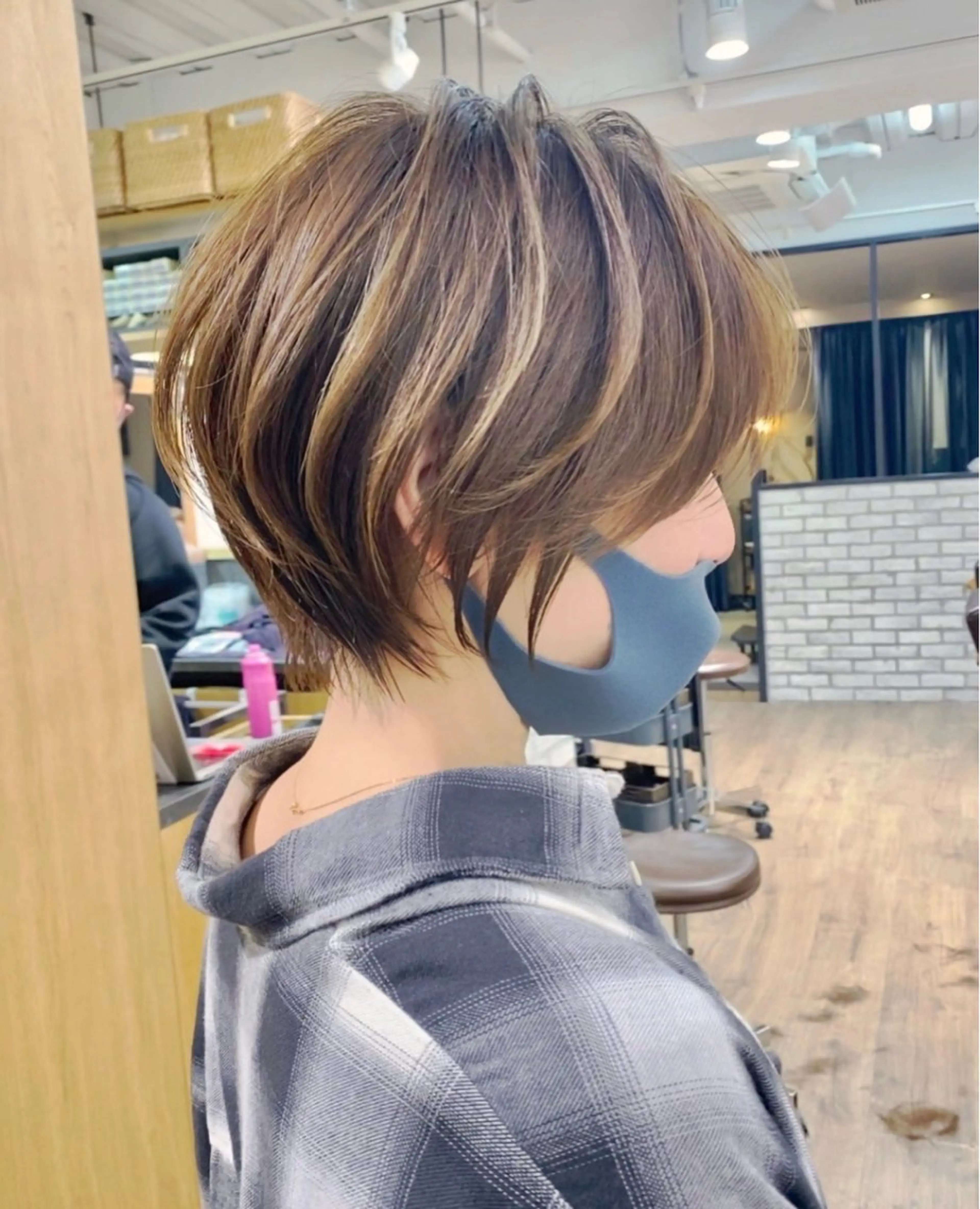 ショート ショートボブ ハンサムショート 丸みショート ボブ ショートヘア 表参道ショート/ 無料カット/荒砂のヘアスタイル