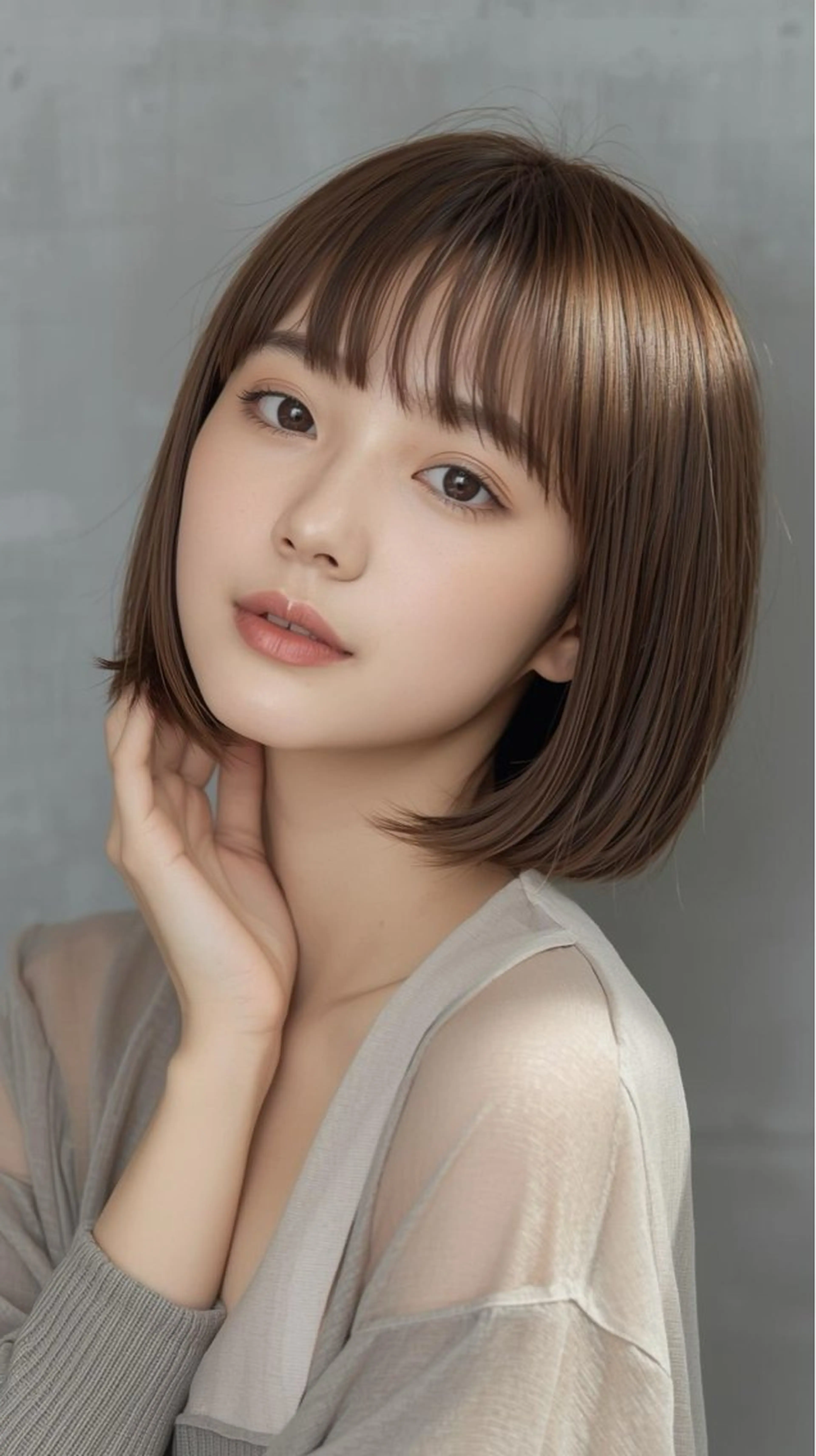 ショート ボブ カット ヘアカラー 拓麿✂︎/ショート 専門×透明感カラーのヘアスタイル