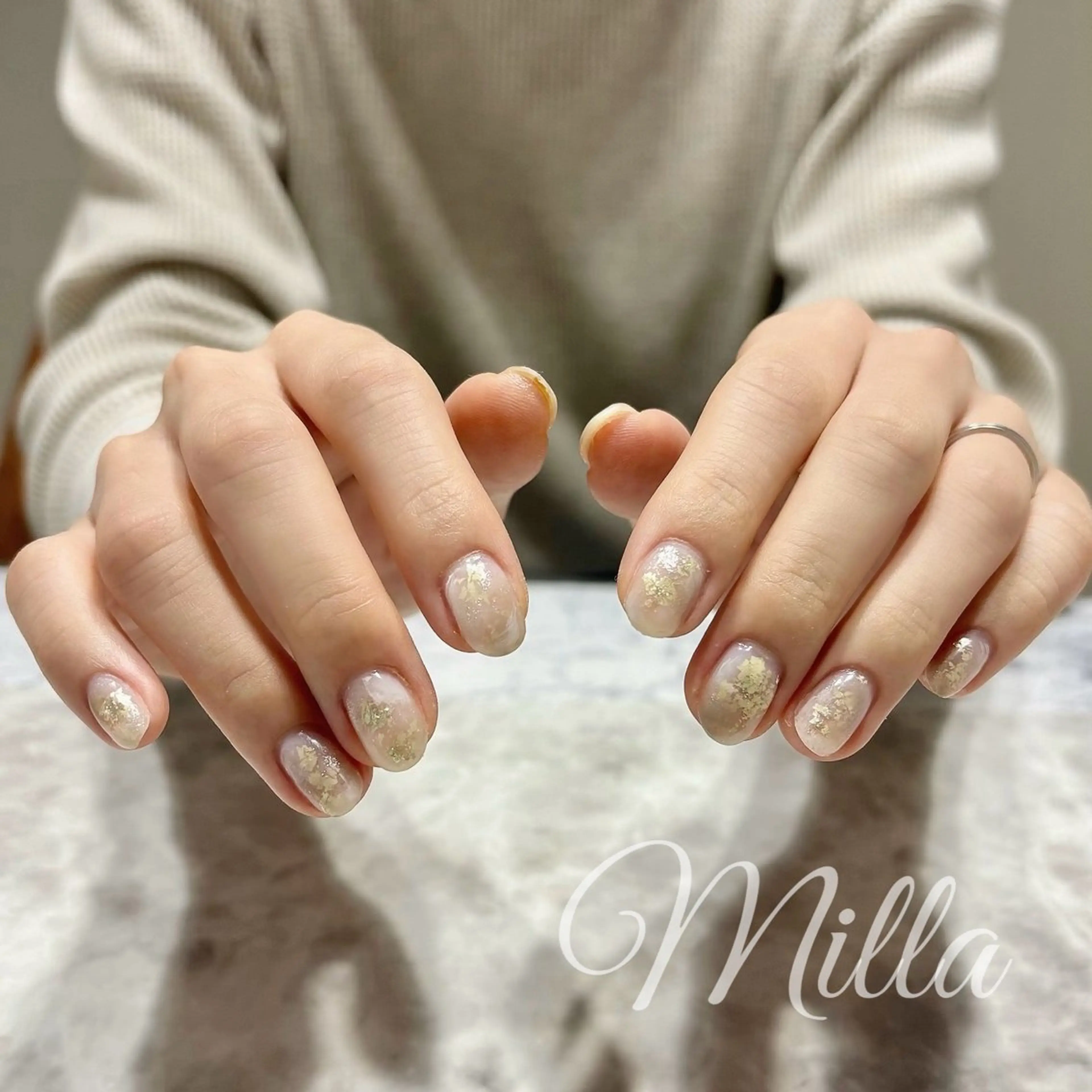 ネイル ニュアンスネイル Nail Salon Milla / ミラのネイルデザイン