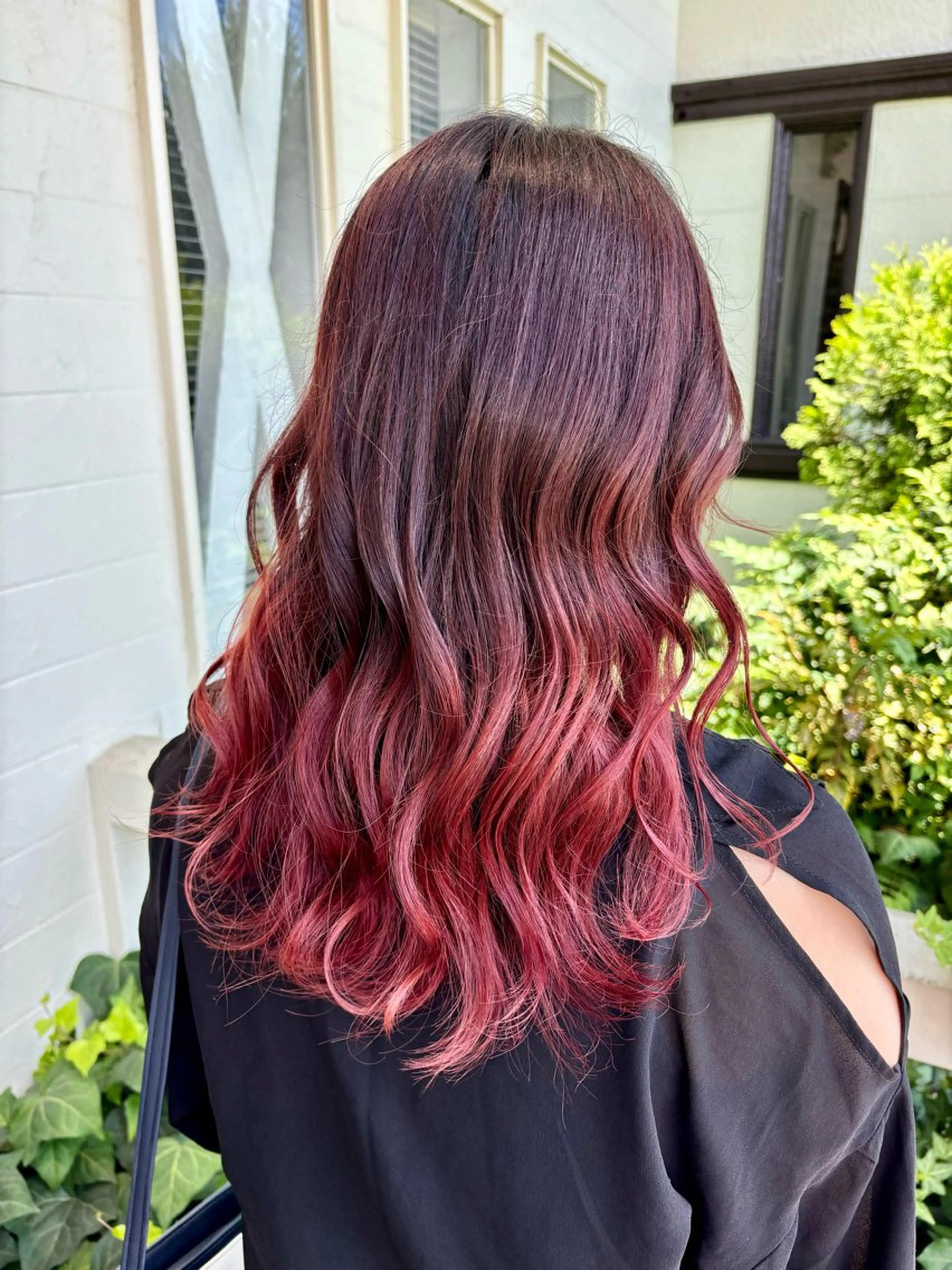 ロング カット ヘアカラー 内田 遥香のヘアスタイル