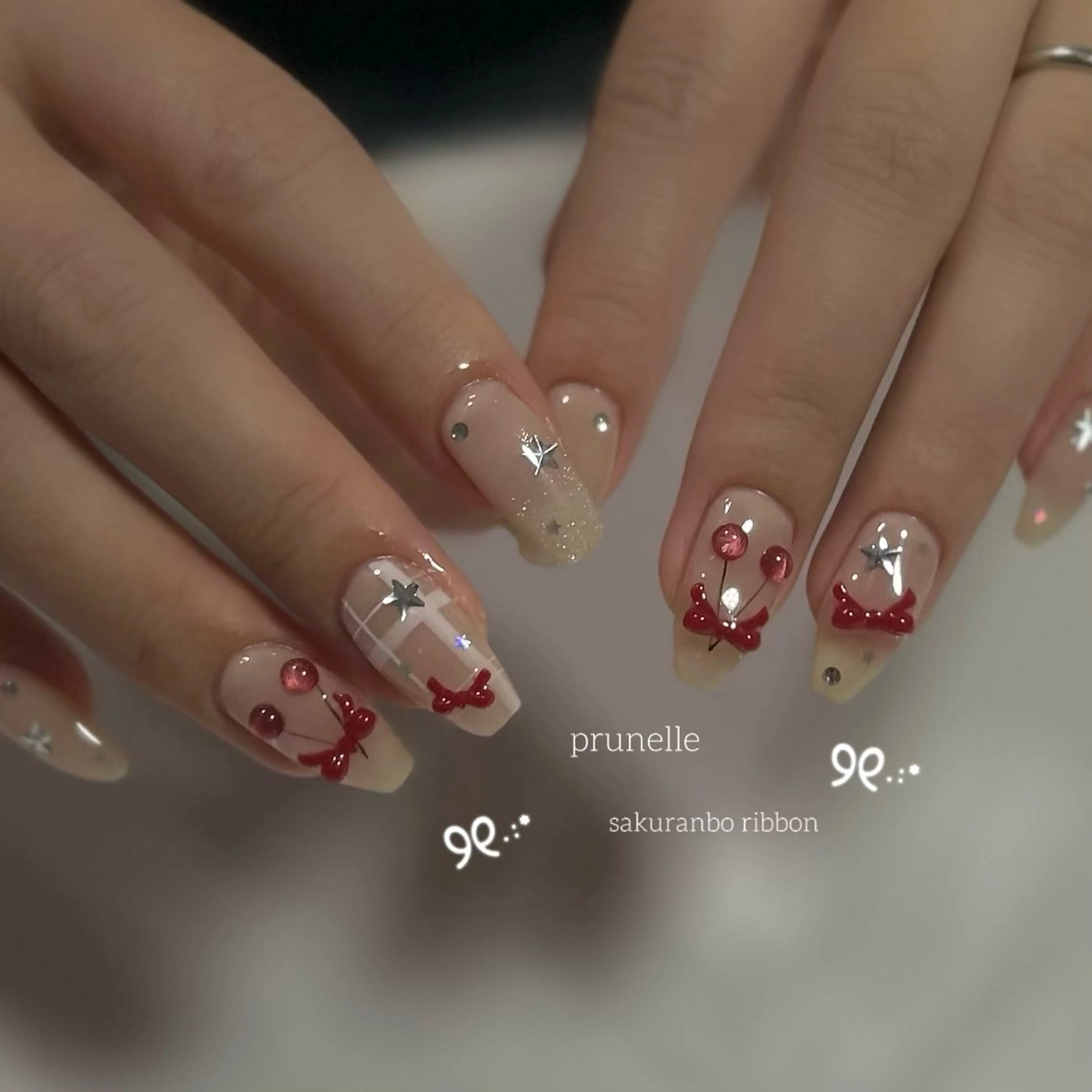 ネイル ハンドネイル ぷりゅねる Nanamiのネイルデザイン