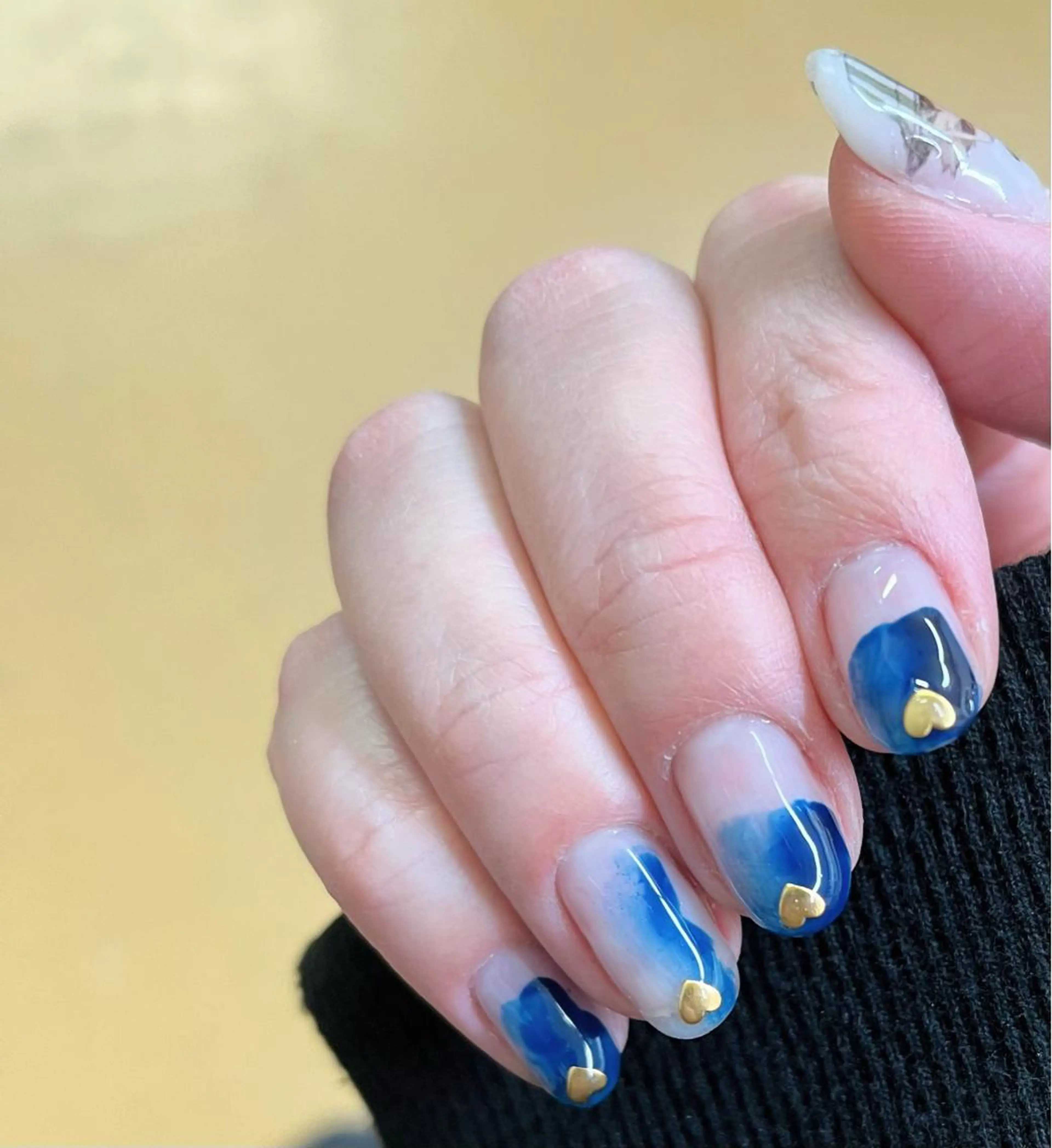 ネイル ブルー S Mayuのネイルデザイン