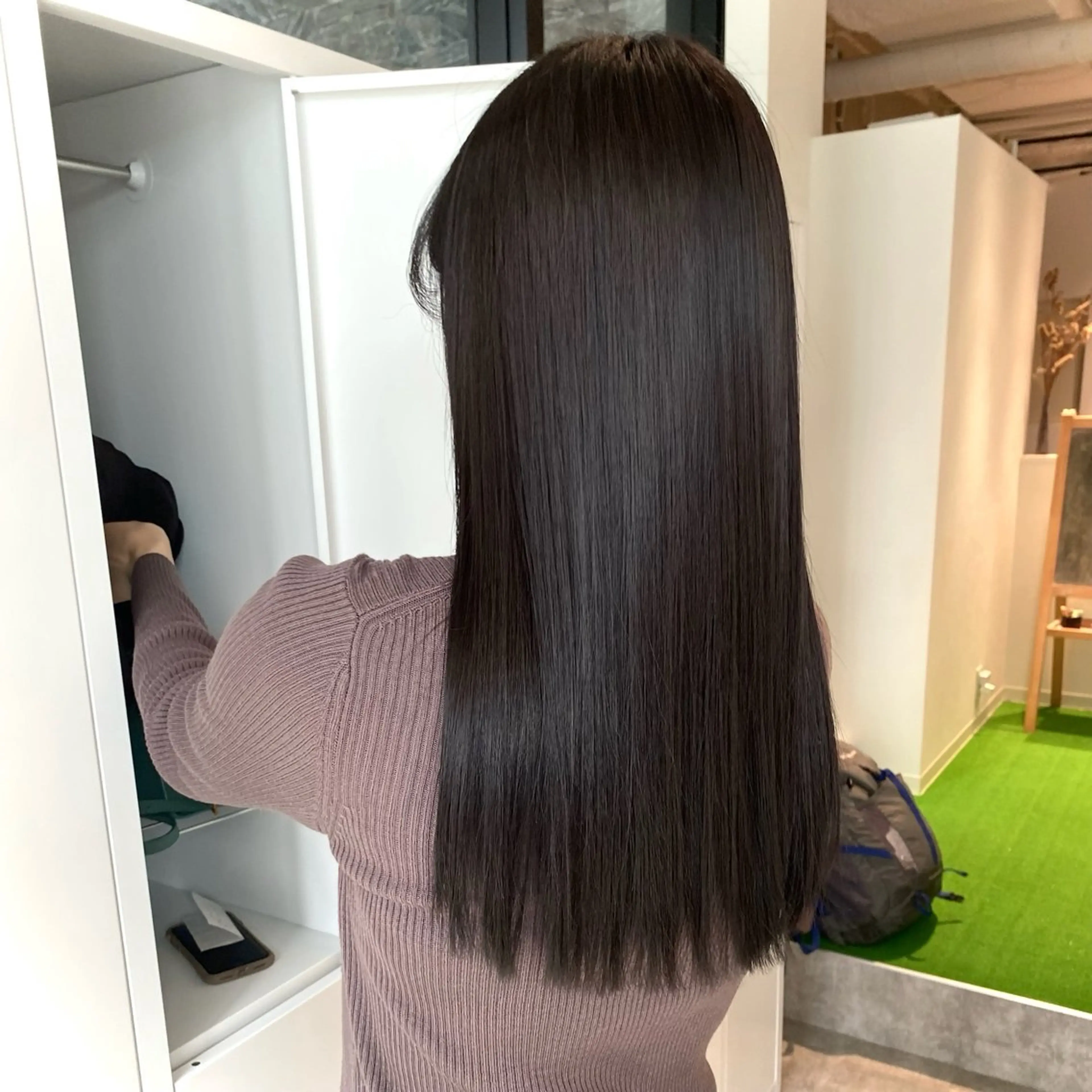 ロング non. ダブルカラー🎀🤍のヘアスタイル