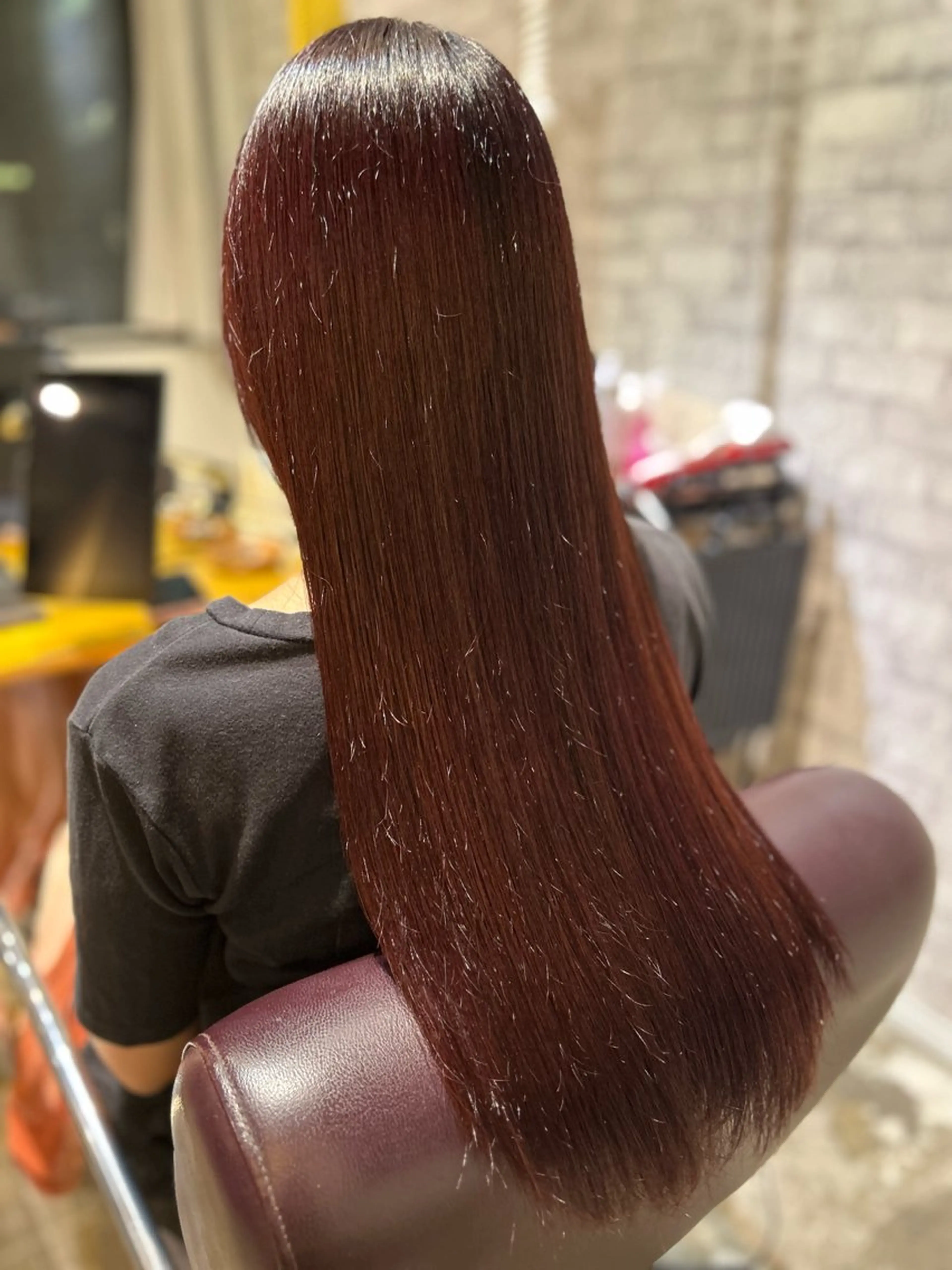 ロング カラー ヘアカラー 縮毛矯正／レイヤー／ 🌟mizukiのヘアスタイル